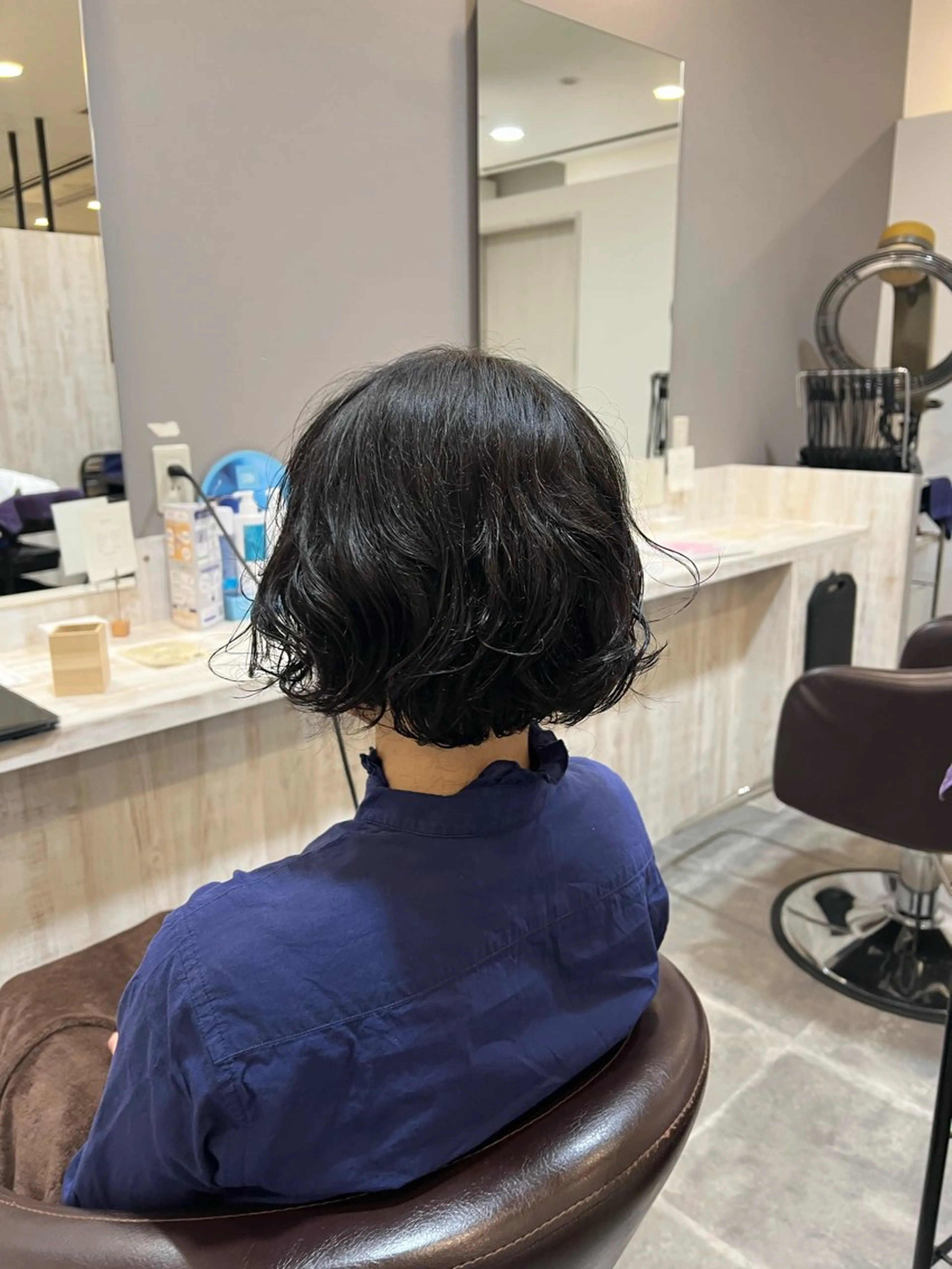 ショート パーマ Naru┆川西能勢口 ┆髪質改善のヘアスタイル