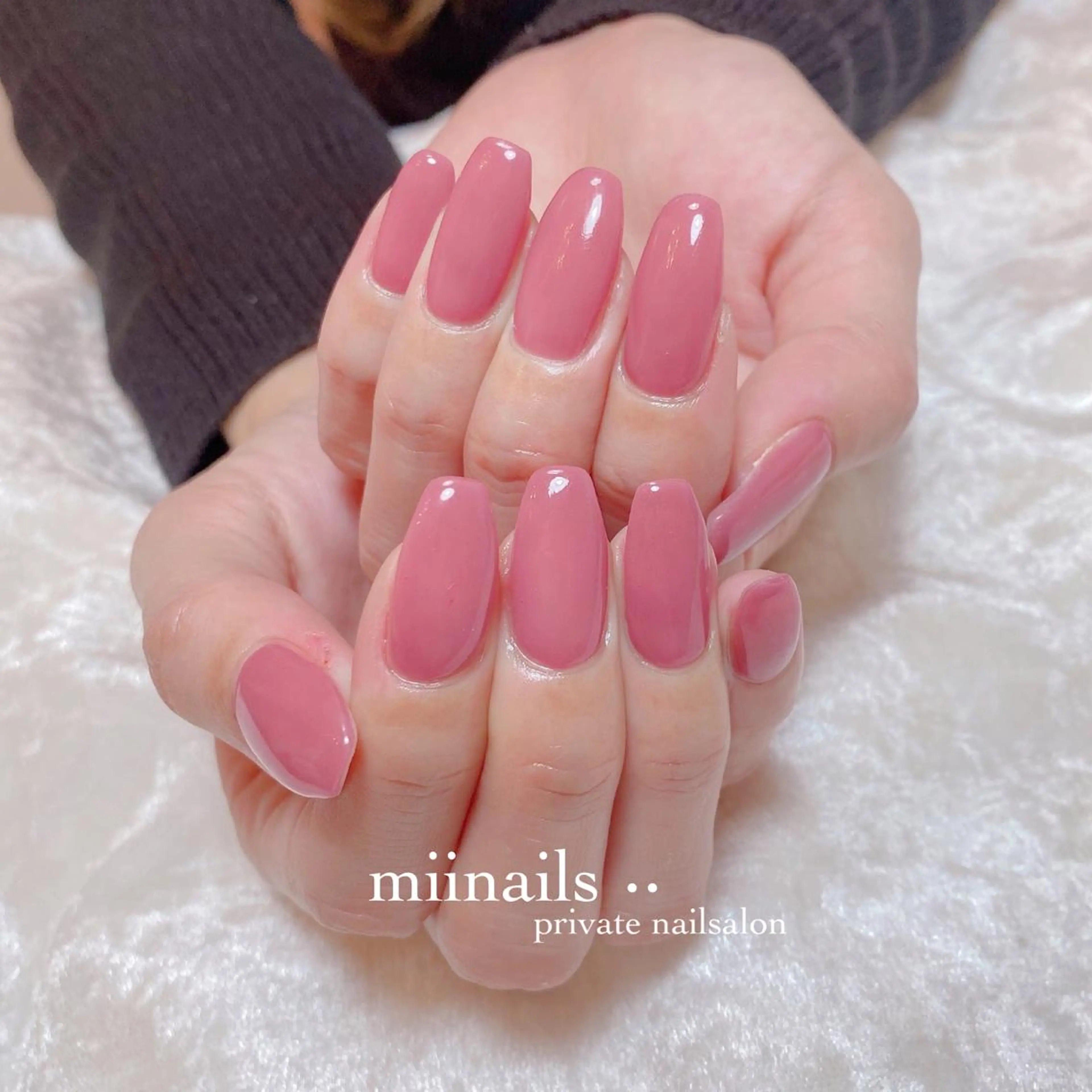 ネイル 韓国ネイル ワンホンネイル ハンドネイル nailsalon miinailsのネイルデザイン