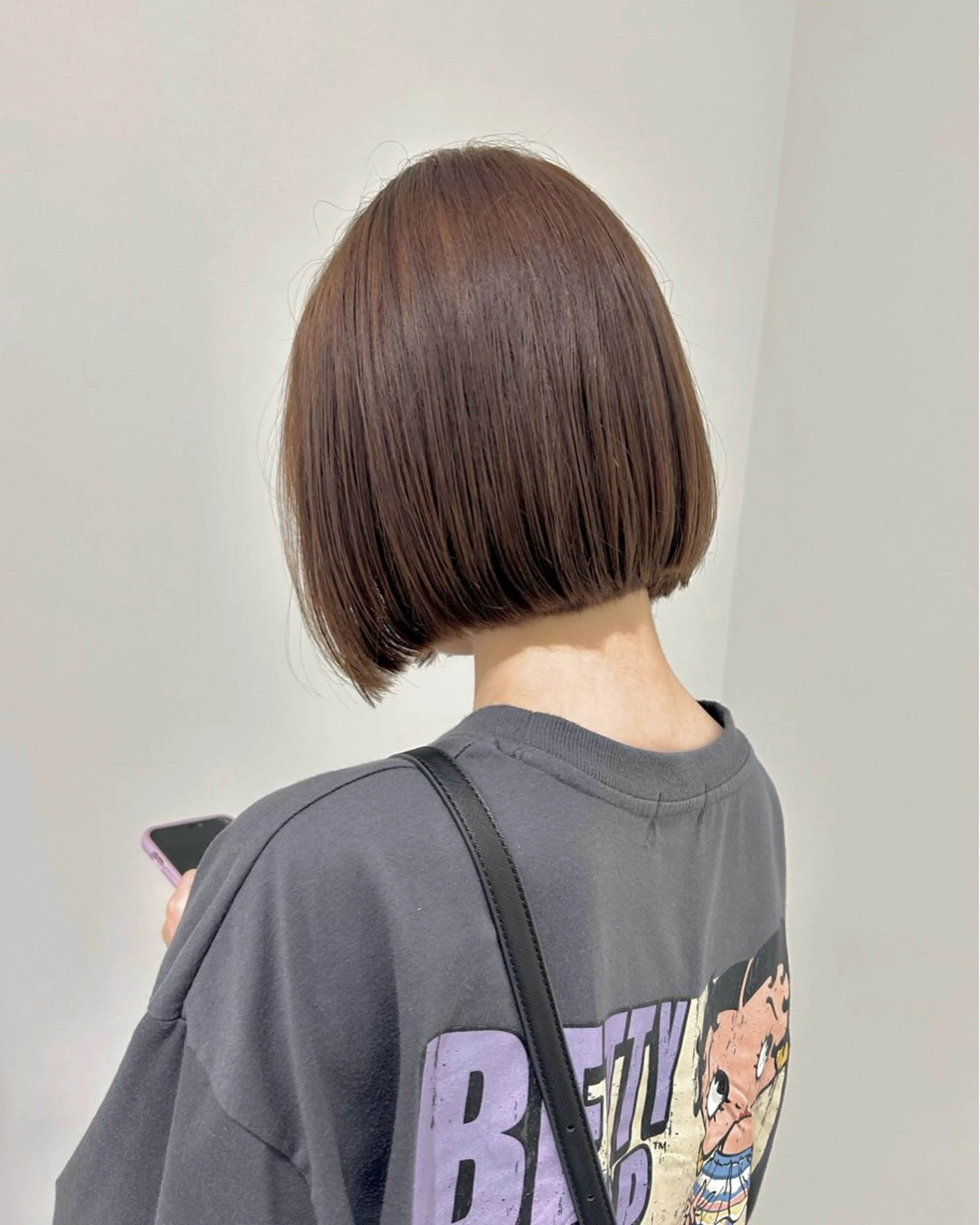 ショート カット 👔ボブ﹨髪質改善 ストレート🩳ももかのヘアスタイル