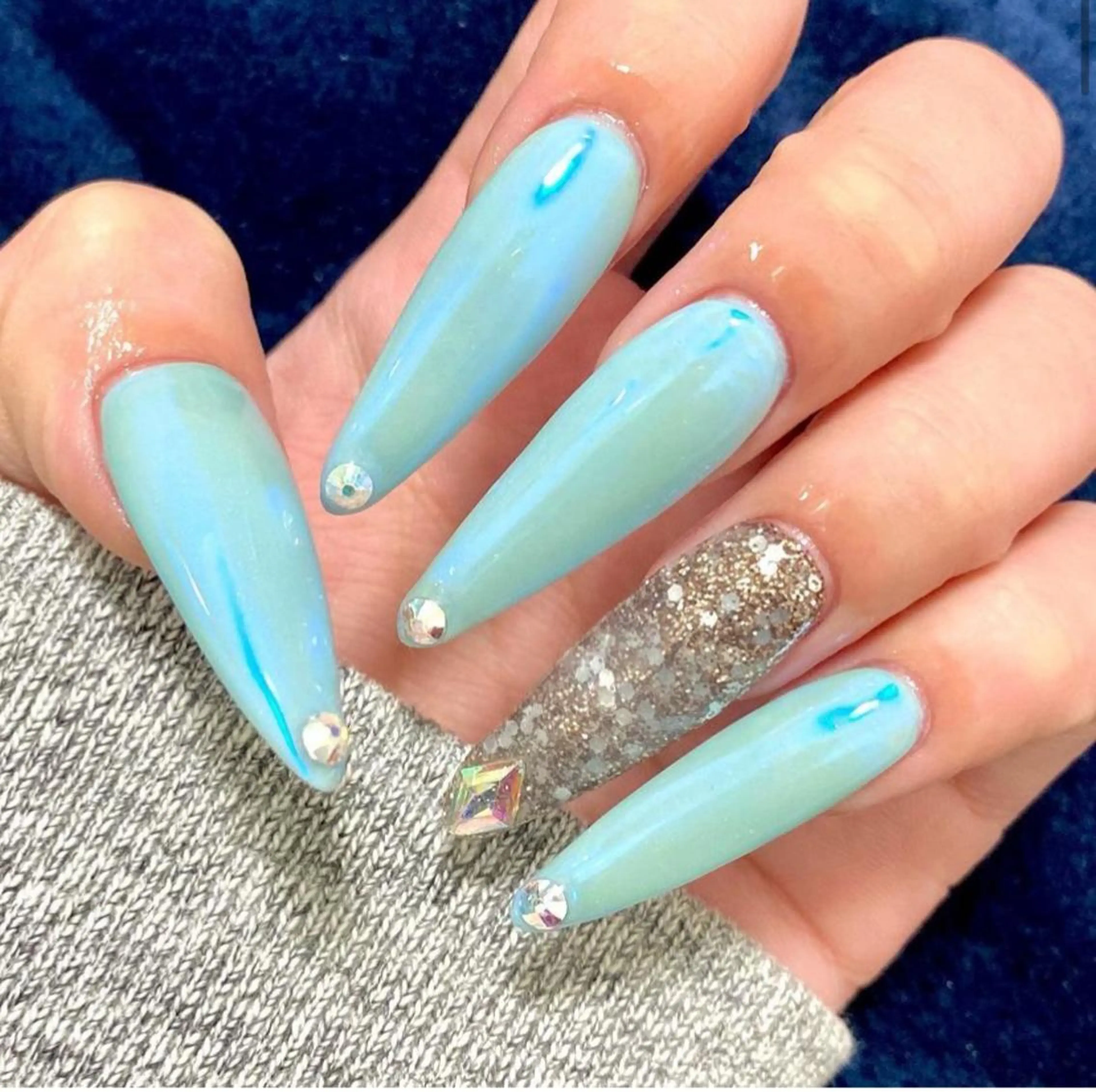 ネイル スカルプネイル sharesalon PESCAのネイルデザイン