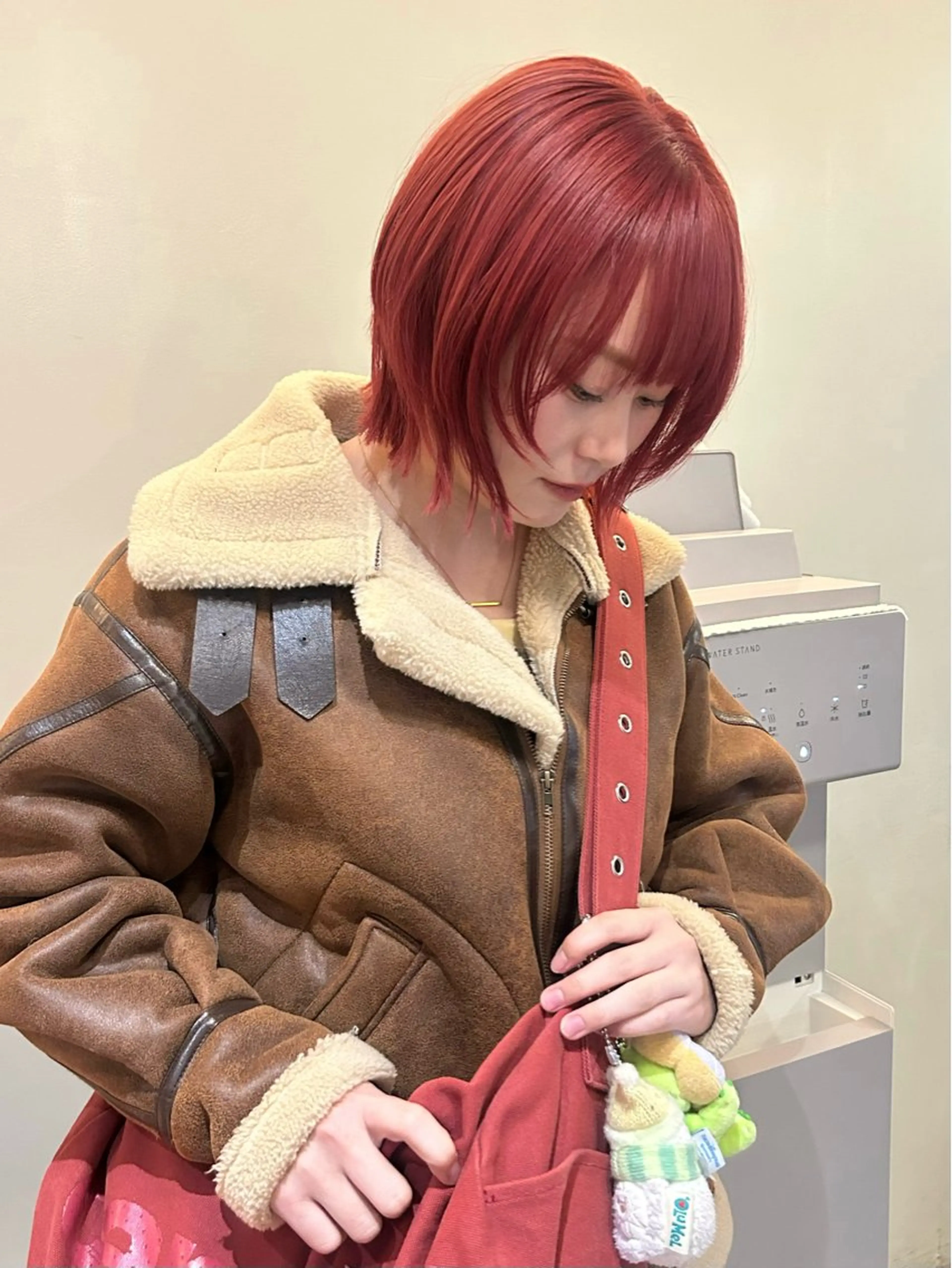 ショート カラー ボブレイヤー ボブ レイヤーカット 韓国ボブ/レイヤー ボブ/ EMIRIのヘアスタイル