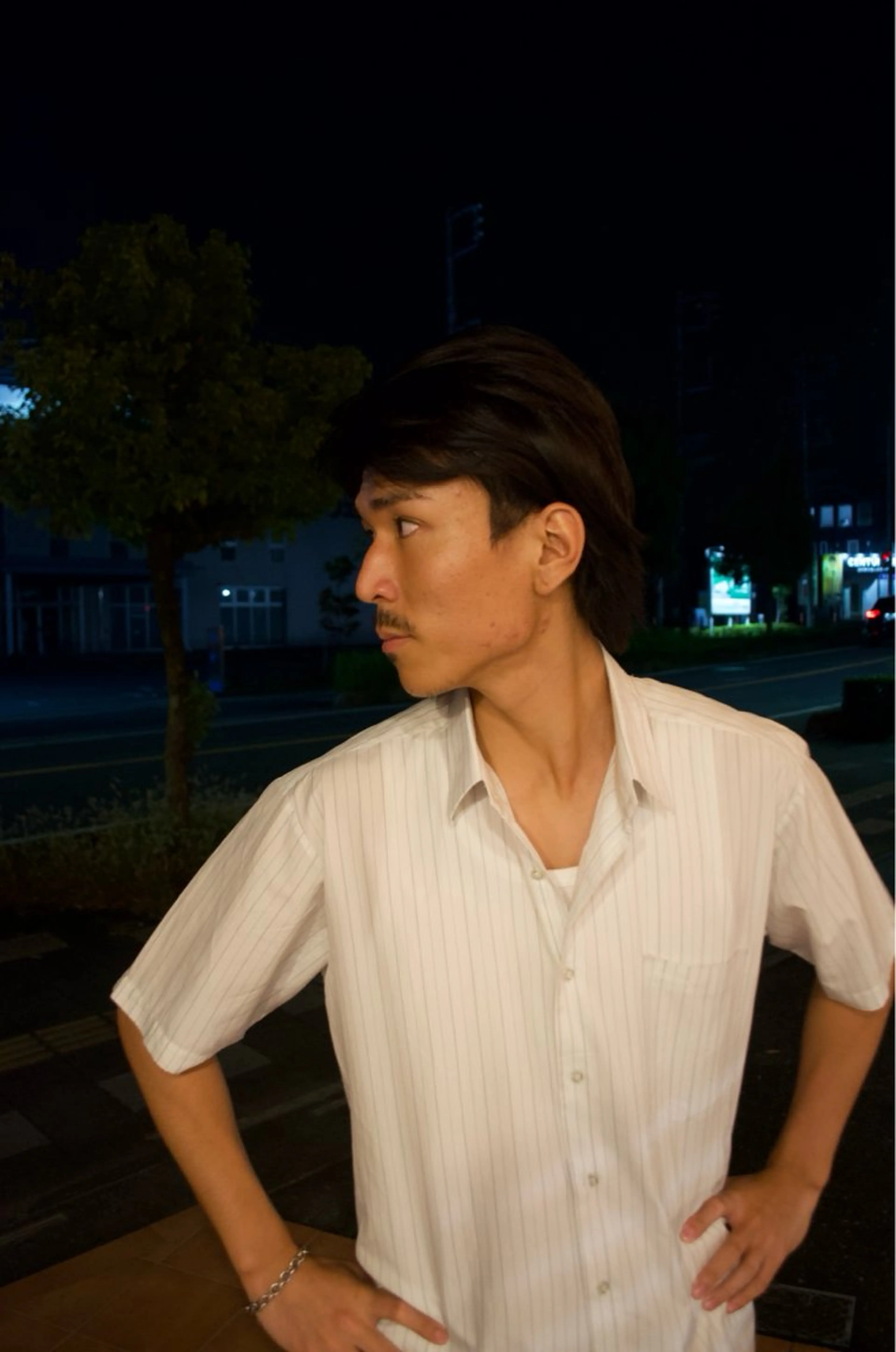 ミディアム メンズ パーマ/ラフパーマ /ボブパーマ/HYOのヘアスタイル