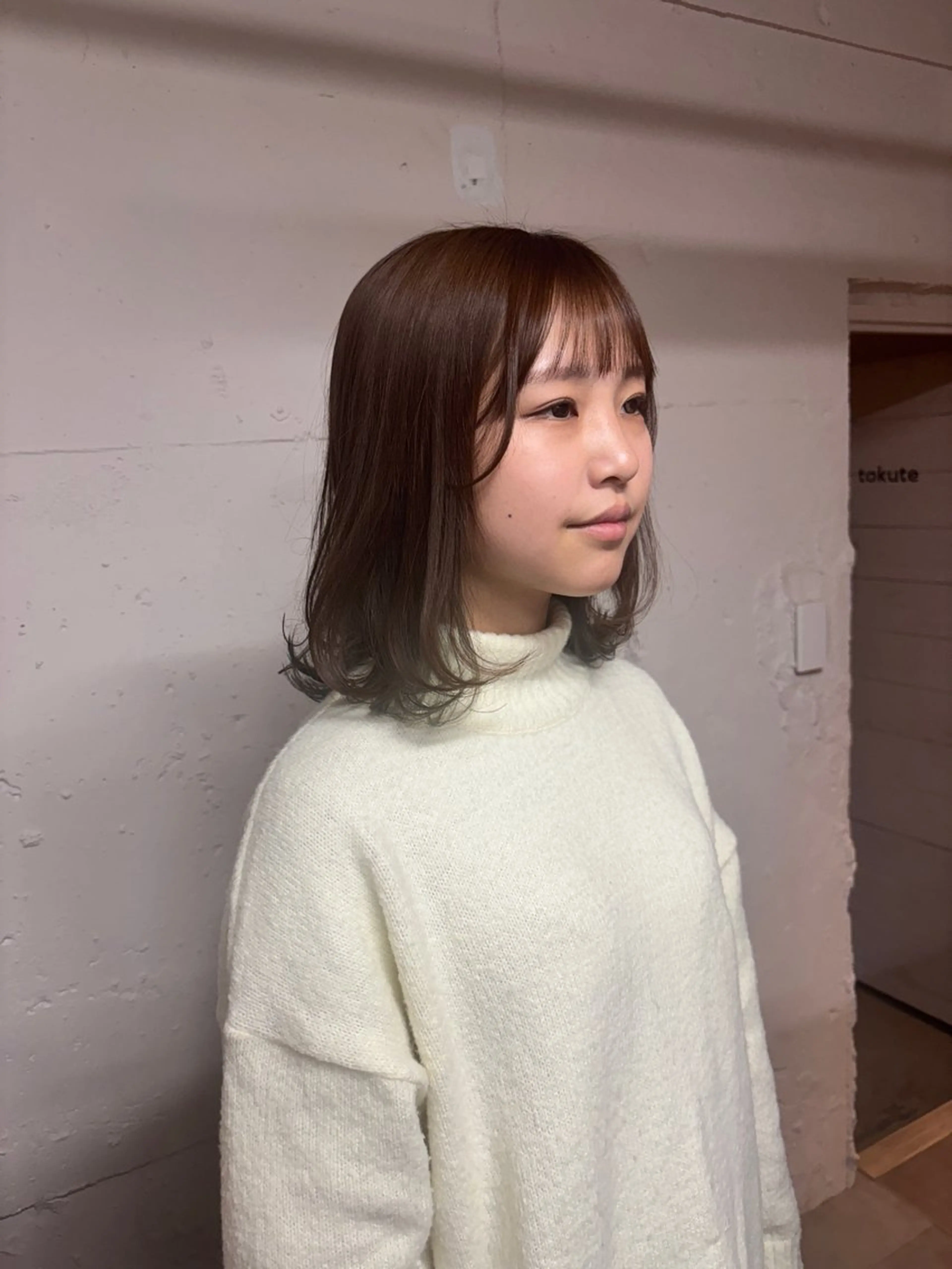 ミディアム カラー 🩵似合わせカット SEIRA🩵のヘアスタイル