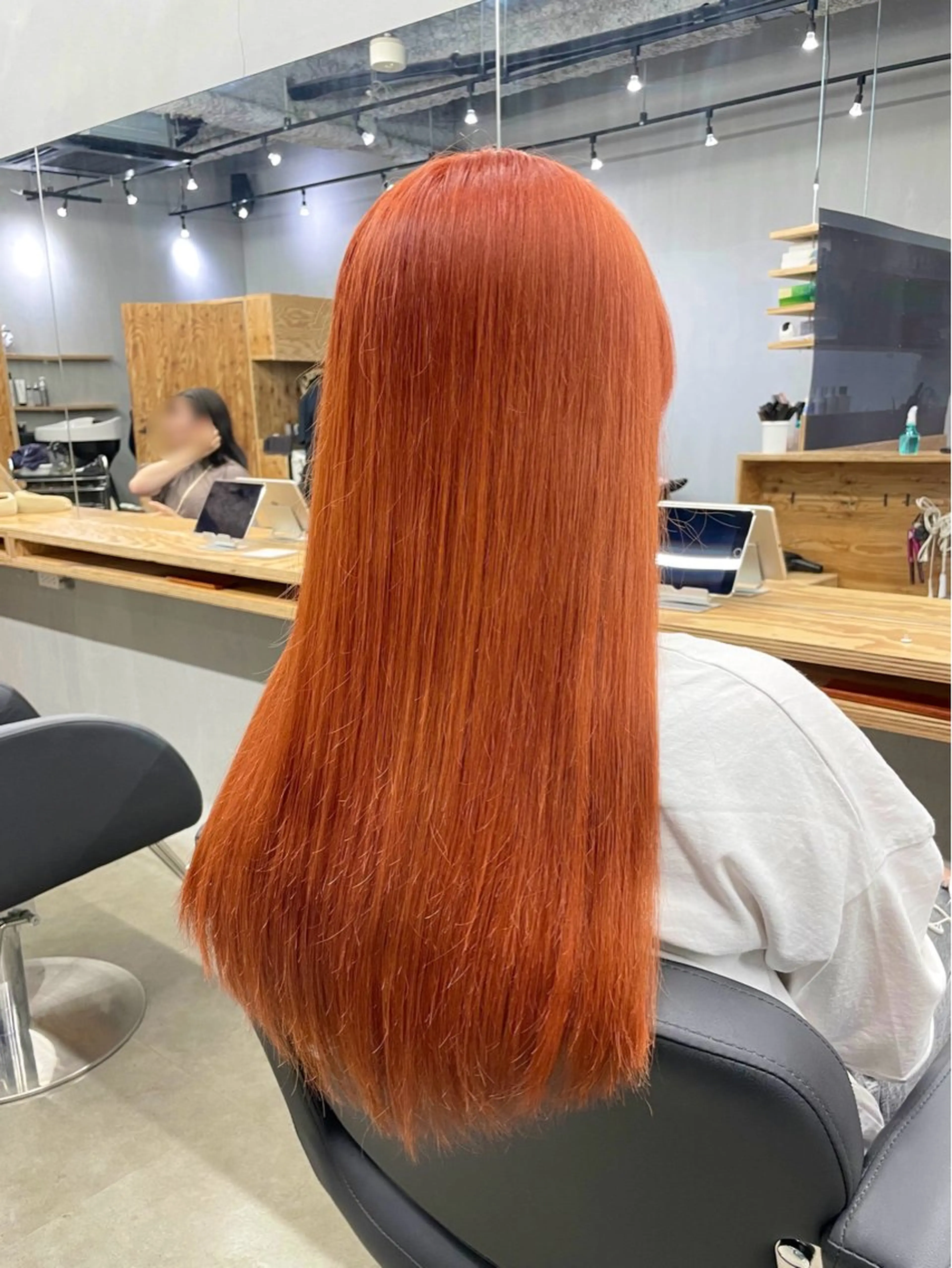 ロング カット ヘアカラー トリートメント ひより ／novusのヘアスタイル