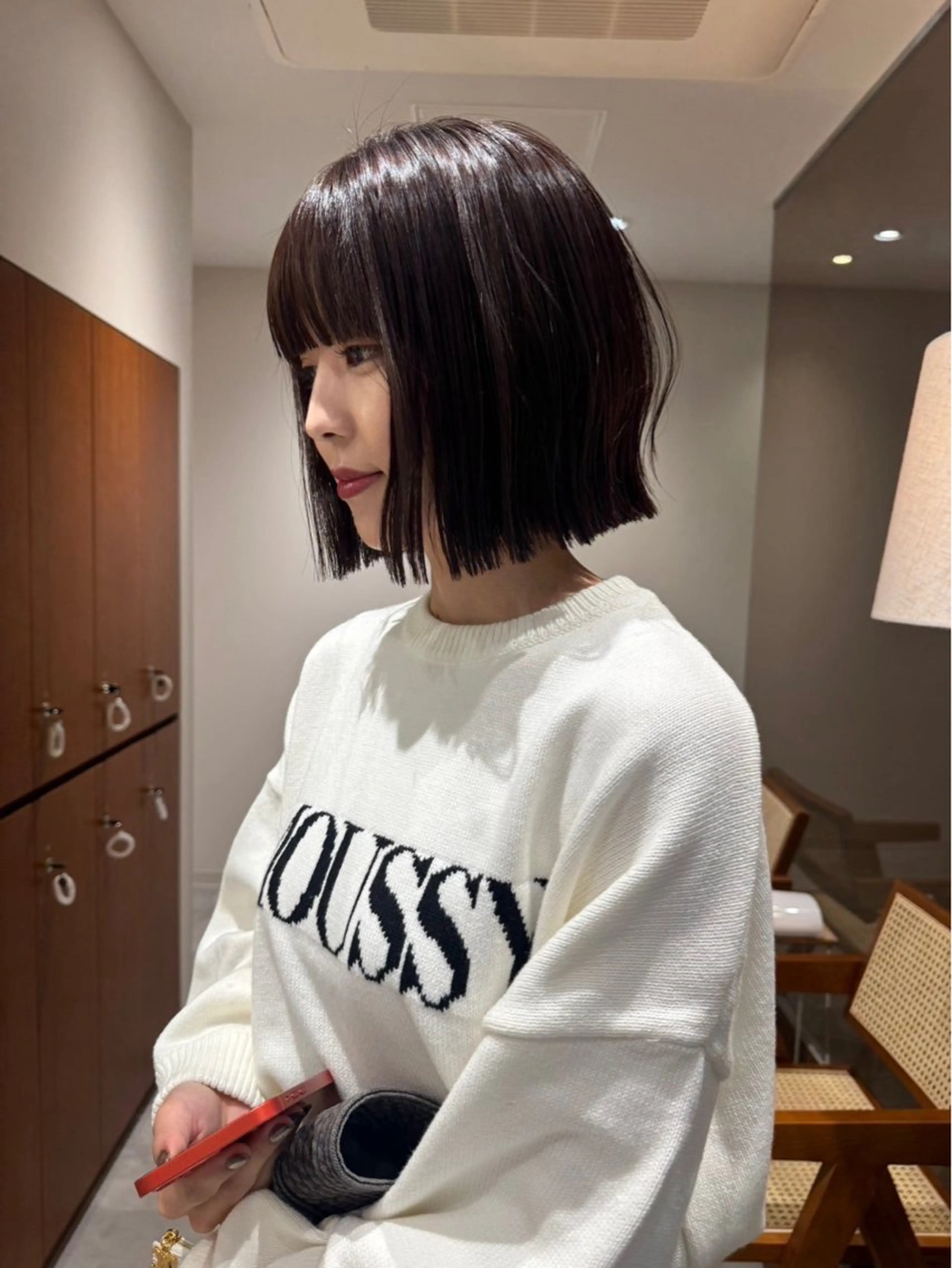 ショート カラー カット 縮毛矯正 トリートメント ボブ美容師💛 AYUMIのヘアスタイル