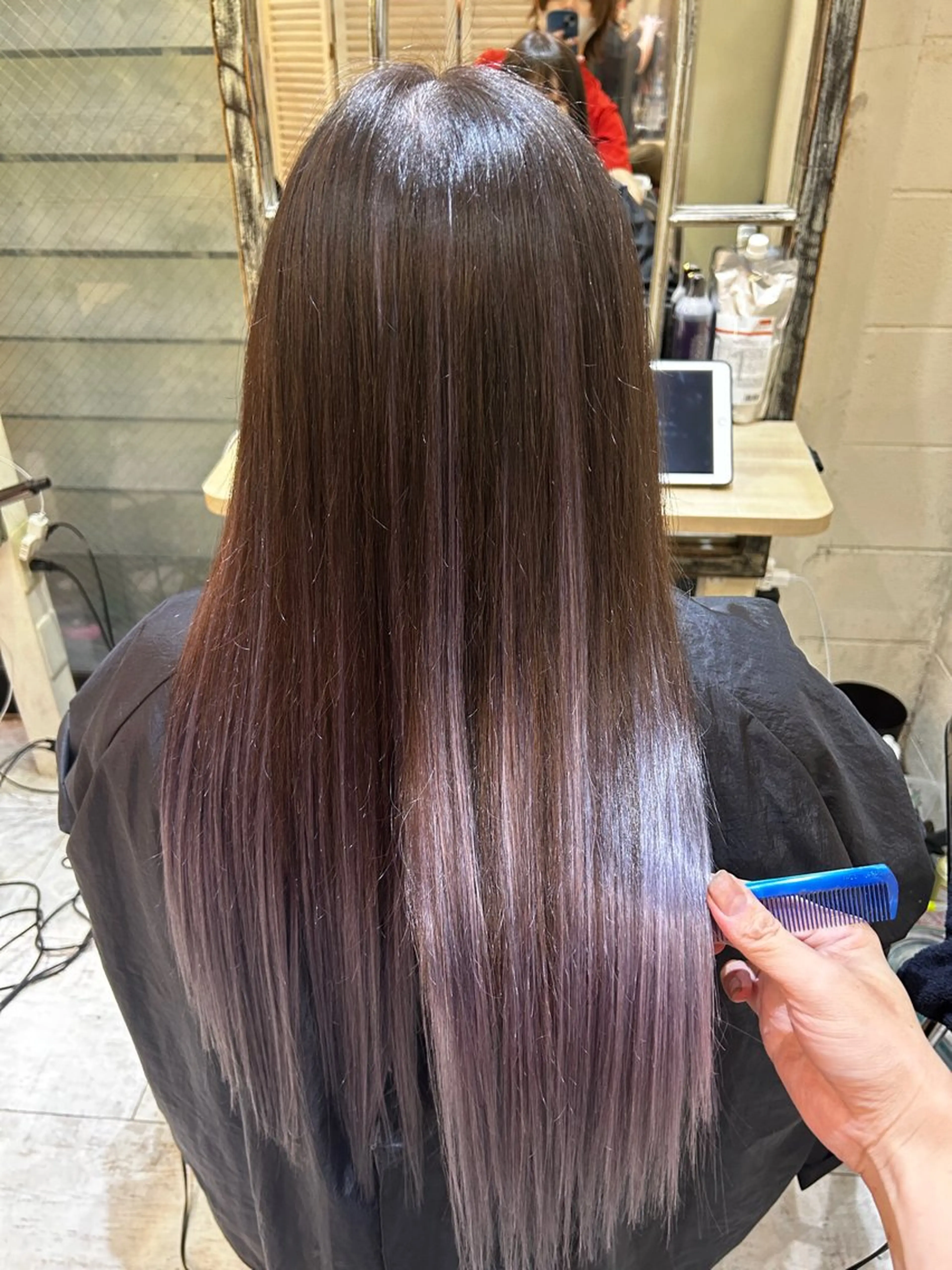 ロング カラー 6Dエクステ 板橋店のヘアスタイル