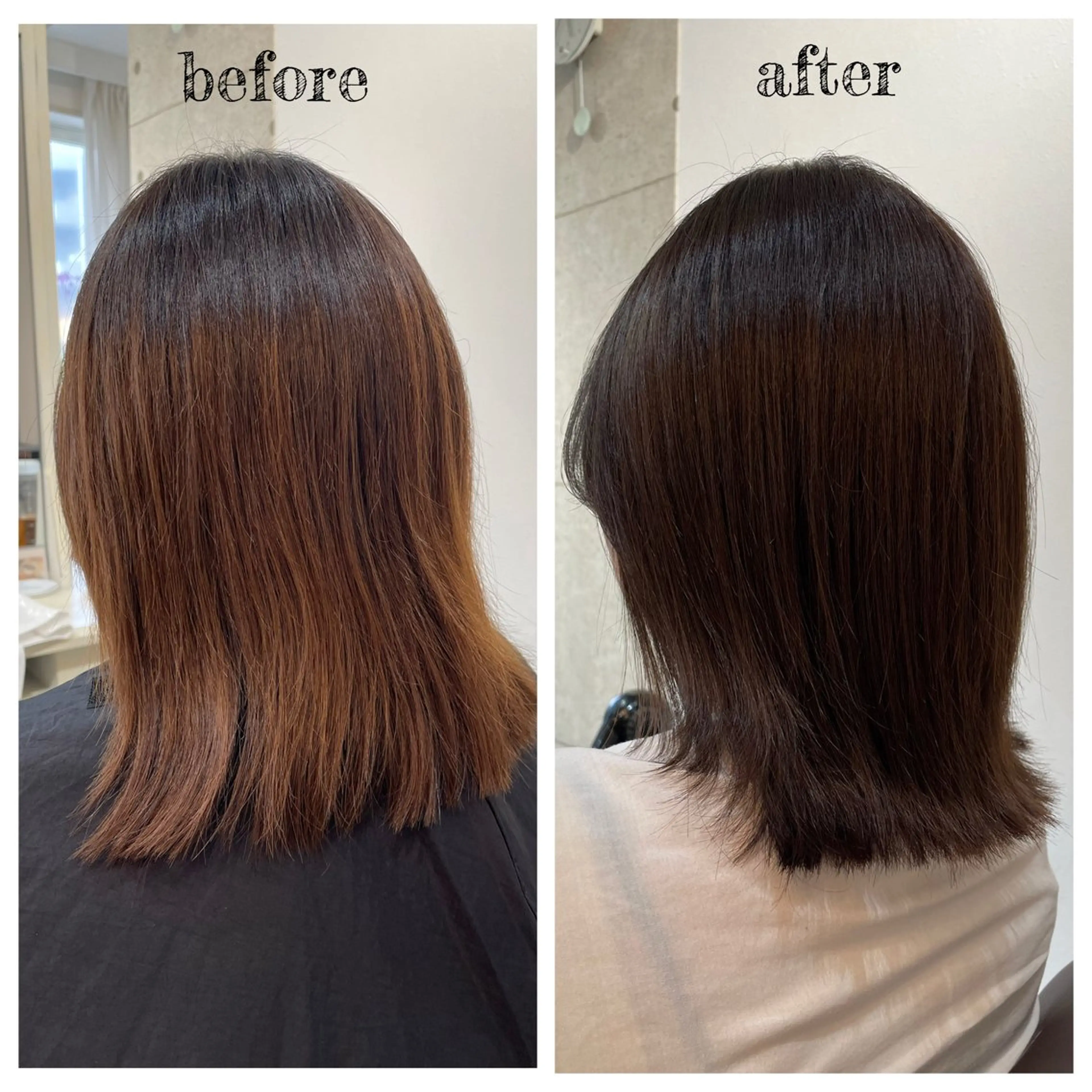 ショート カラー ベージュカラー パープルカラー ヘアカラー PutiLuca 浅川のヘアスタイル