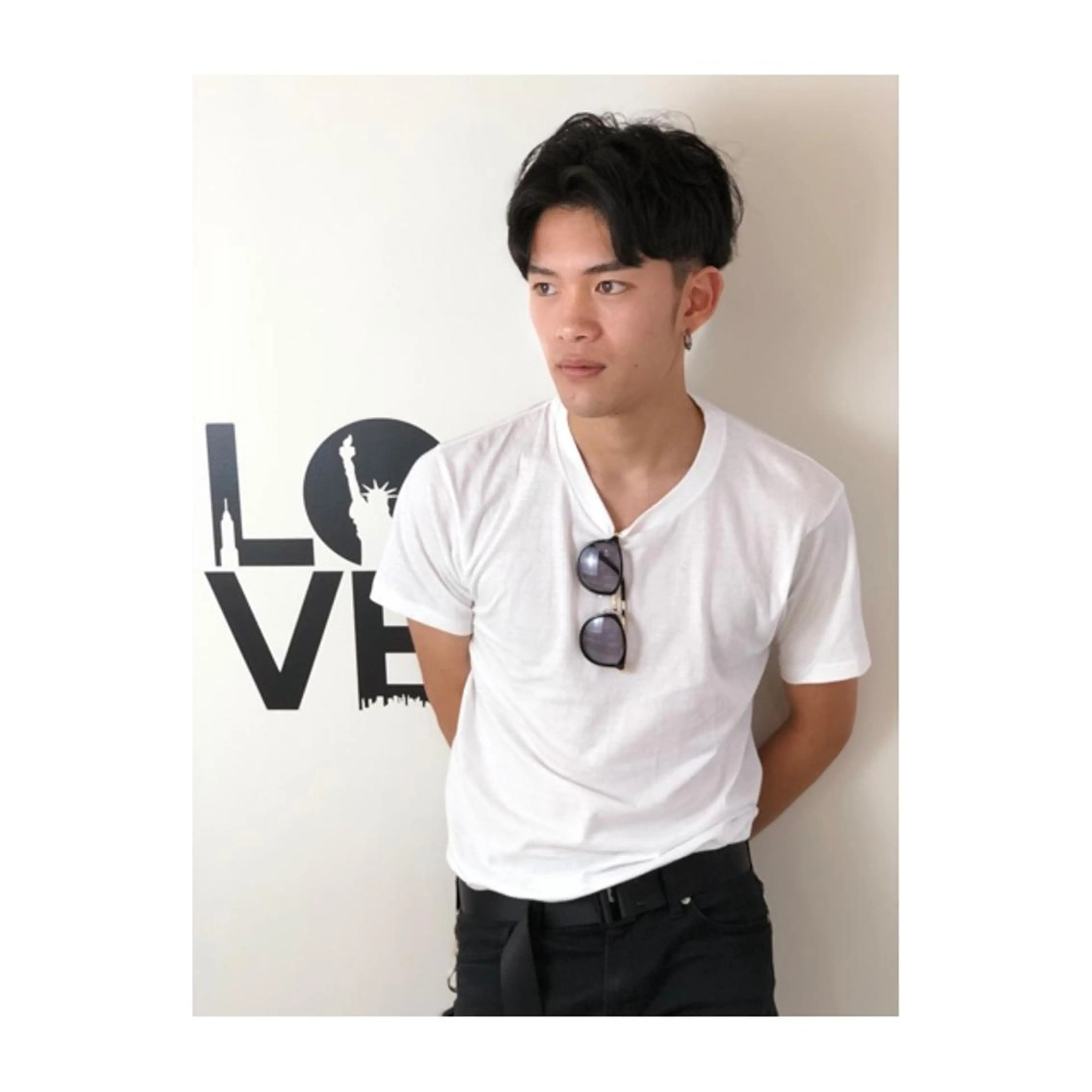 メンズ アップバング ショートが得意✂️ 藤城建太のヘアスタイル