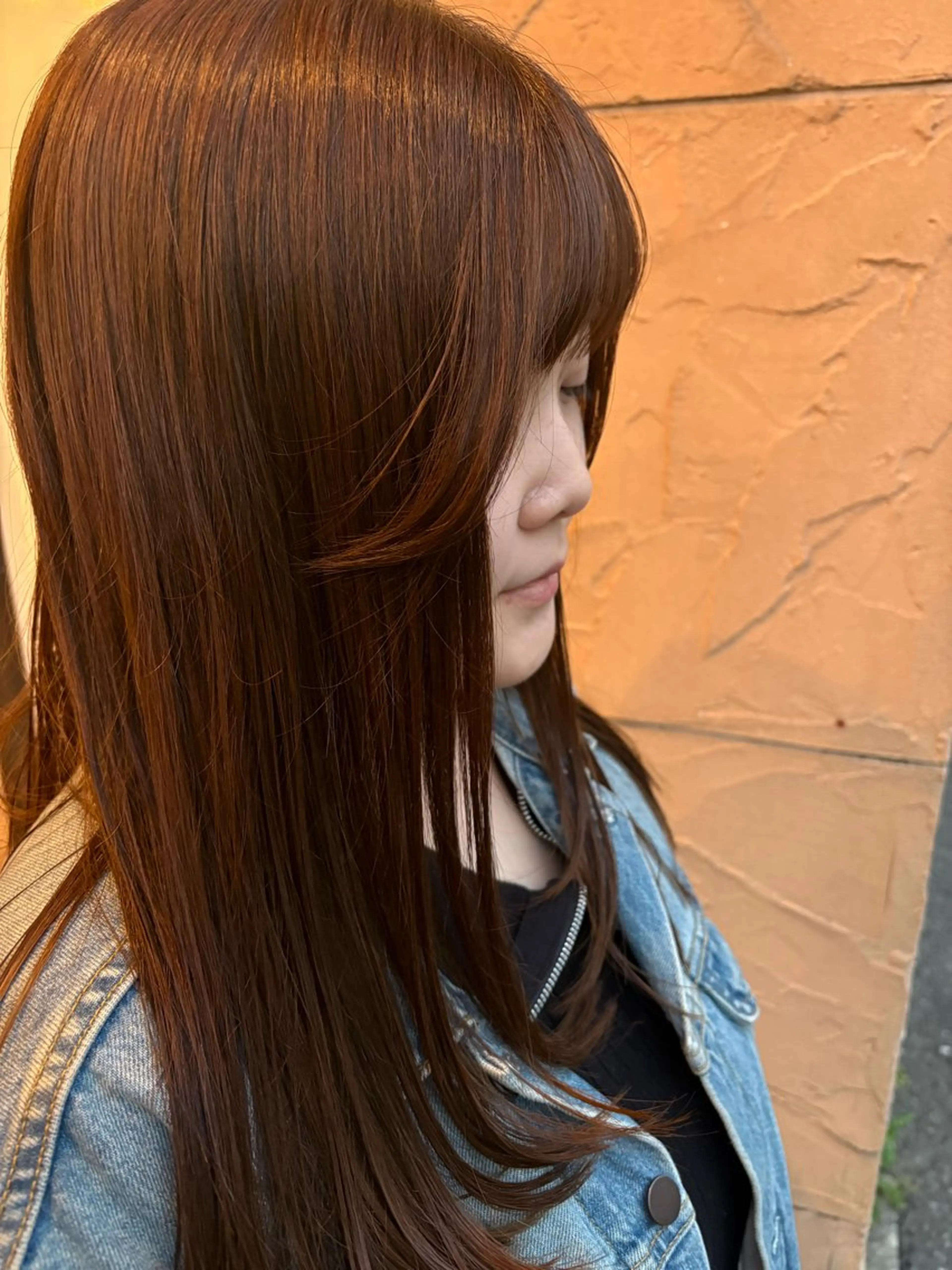 ロング 田村優 能見台のヘアスタイル