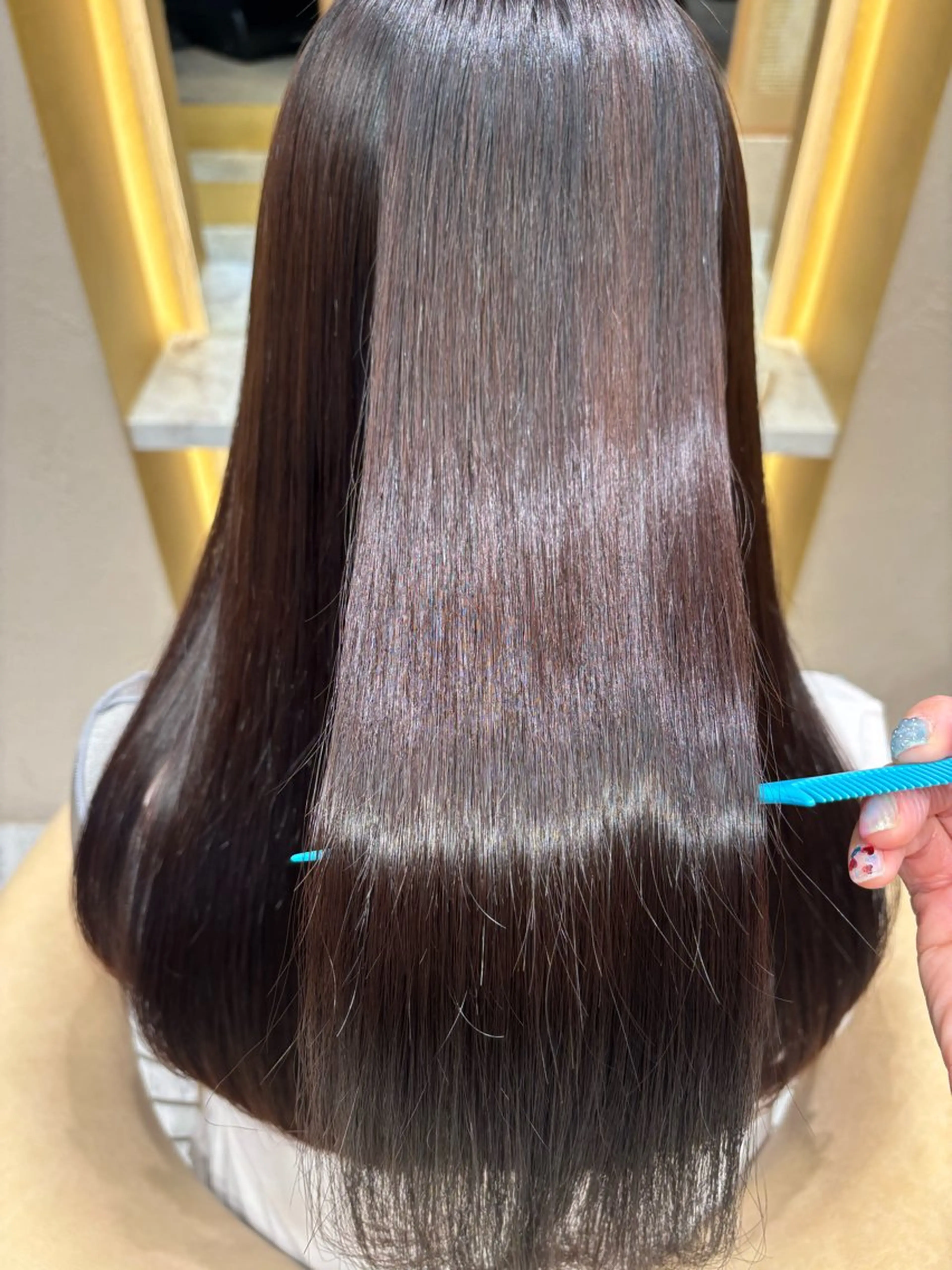 セミロング 縮毛矯正 あかね☆ヘアアレンジ /ボブ/縮毛矯正のヘアスタイル