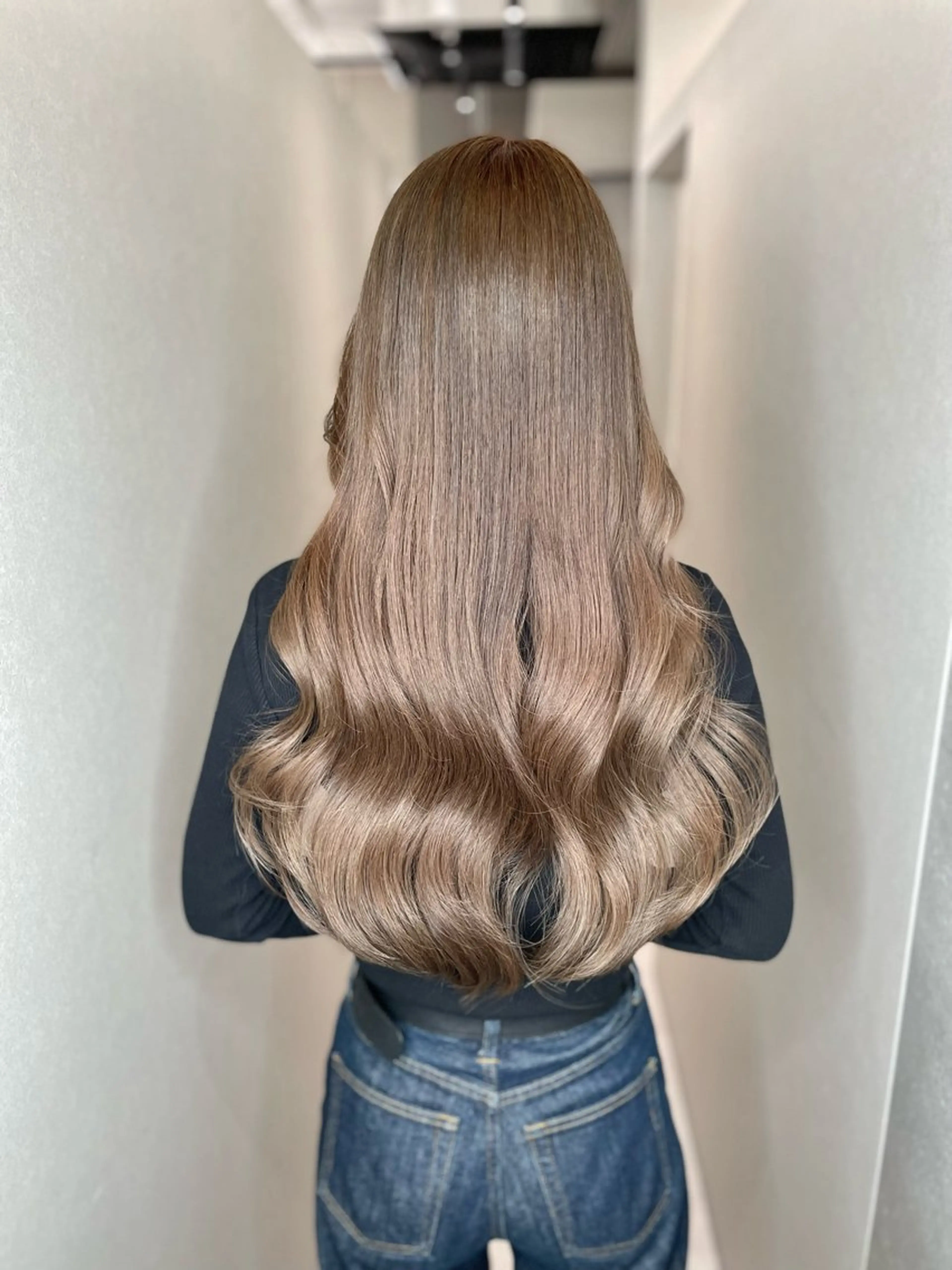 ロング カラー 透明感カラー 髪質改善 今井 勝也のヘアスタイル