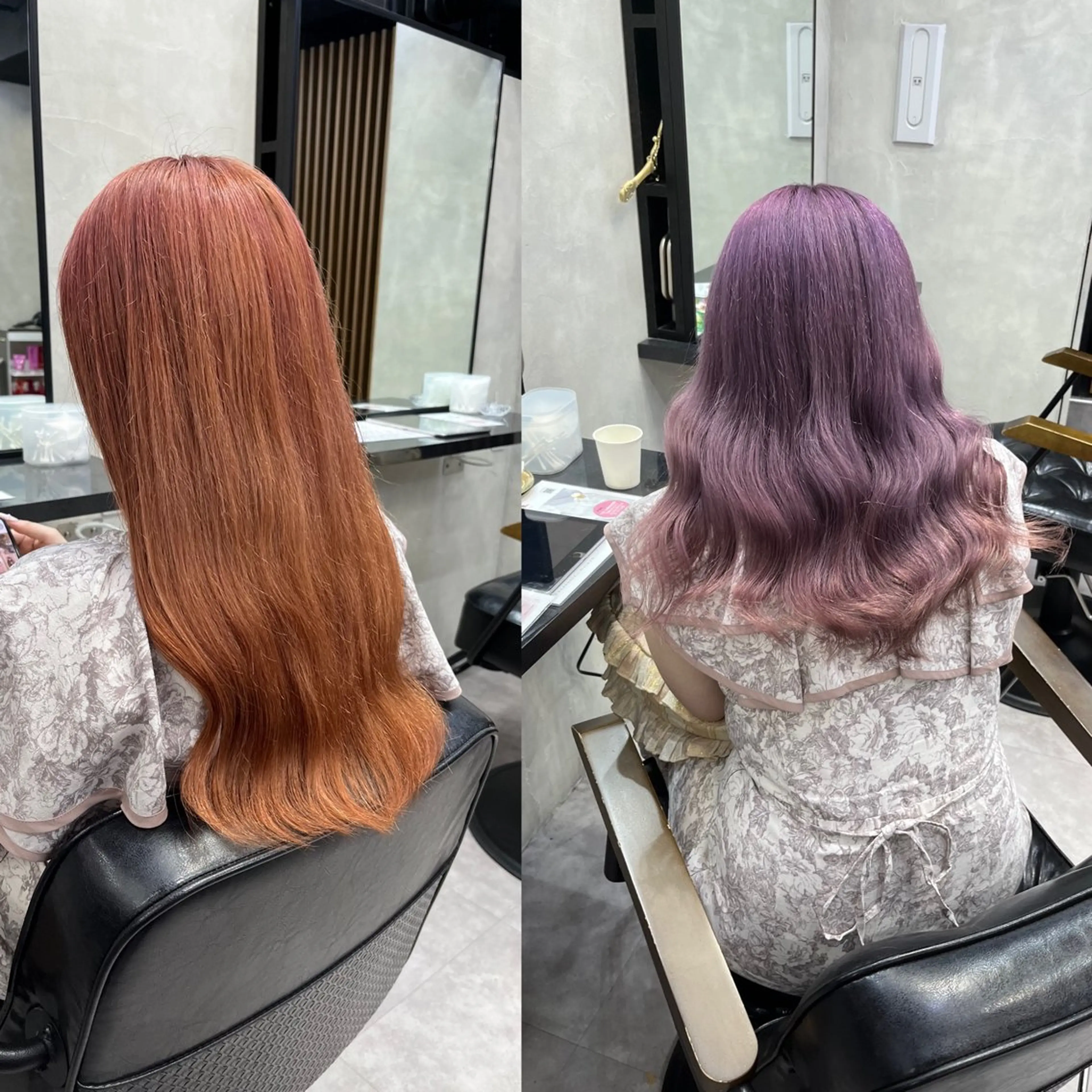 セミロング 濱川響太レディース カットモデルのヘアスタイル