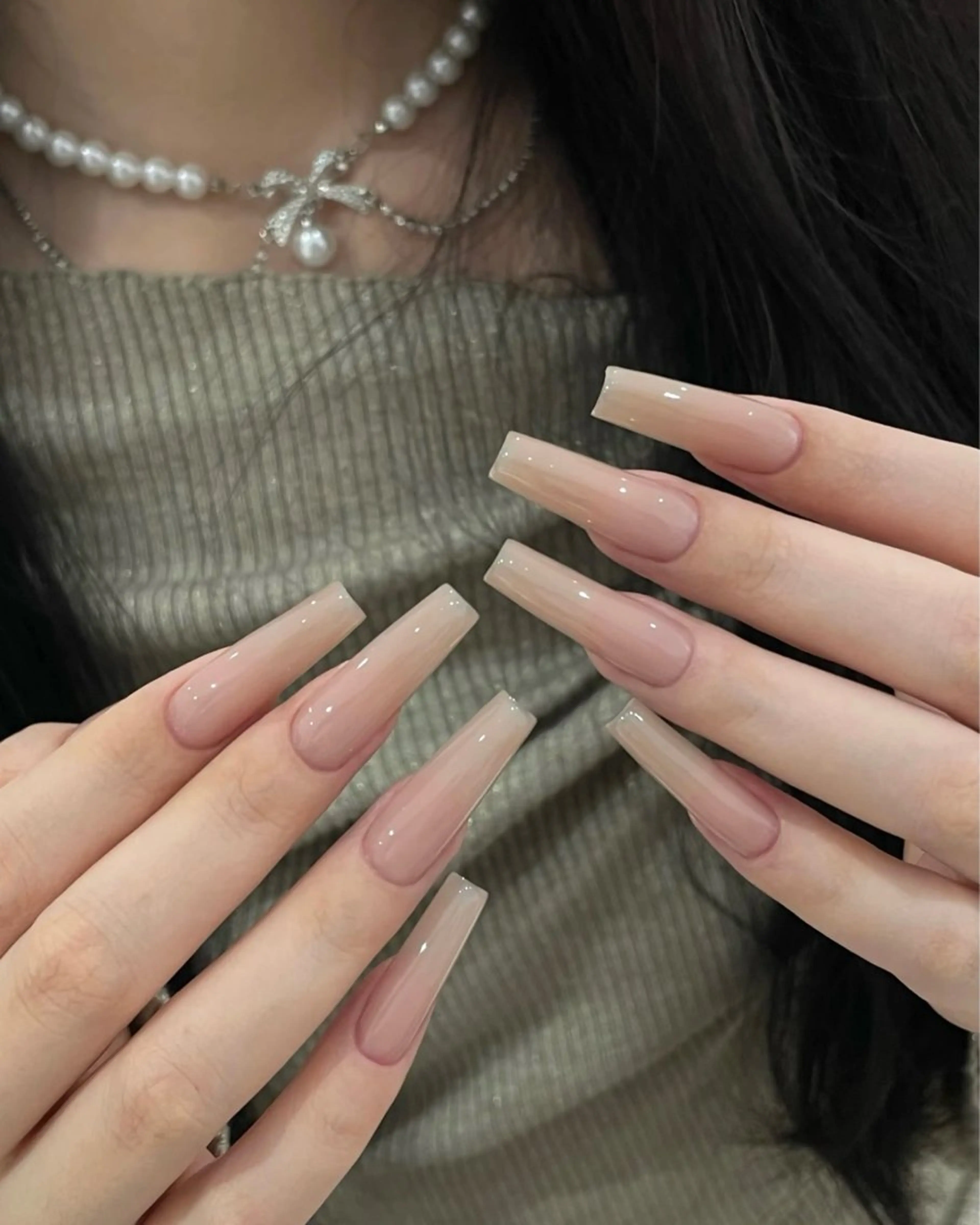 【チップ長さだし】ワンカラーの写真