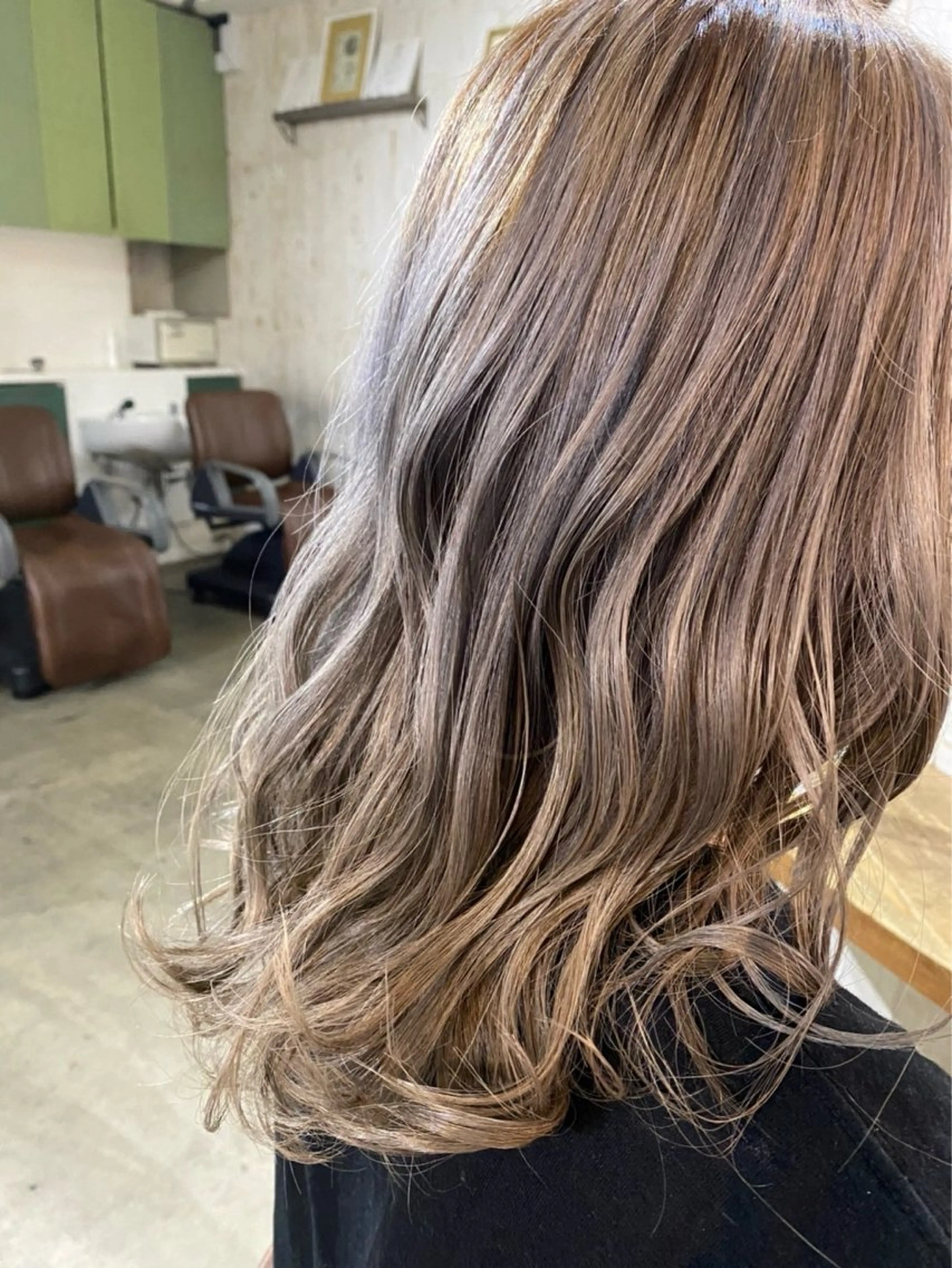 ロング カラー 村下 美尋のヘアスタイル