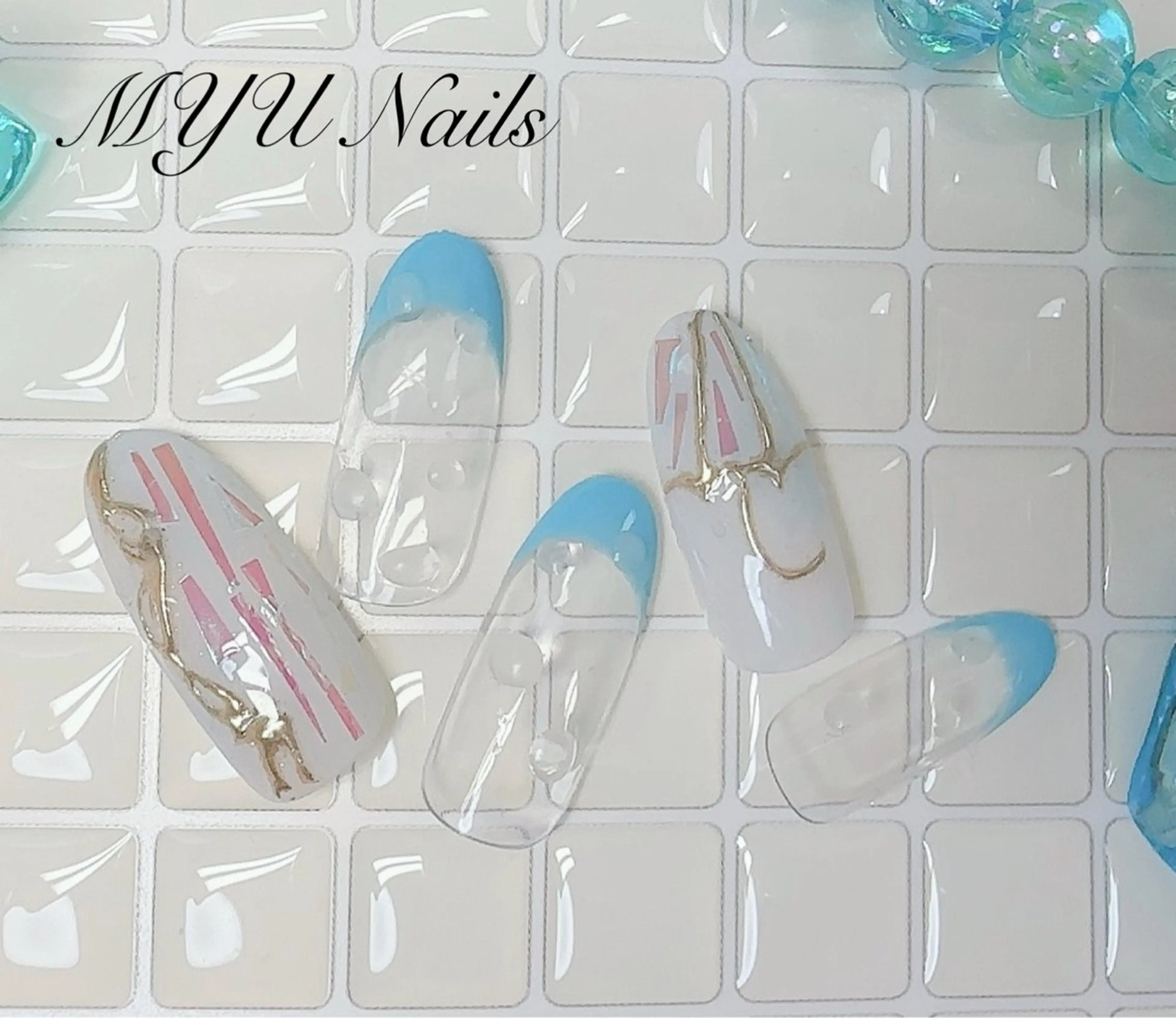 ネイル ハンドネイル MYU Nails所属・ニュアンスネイル🌈 MYU Nailsのネイルデザイン