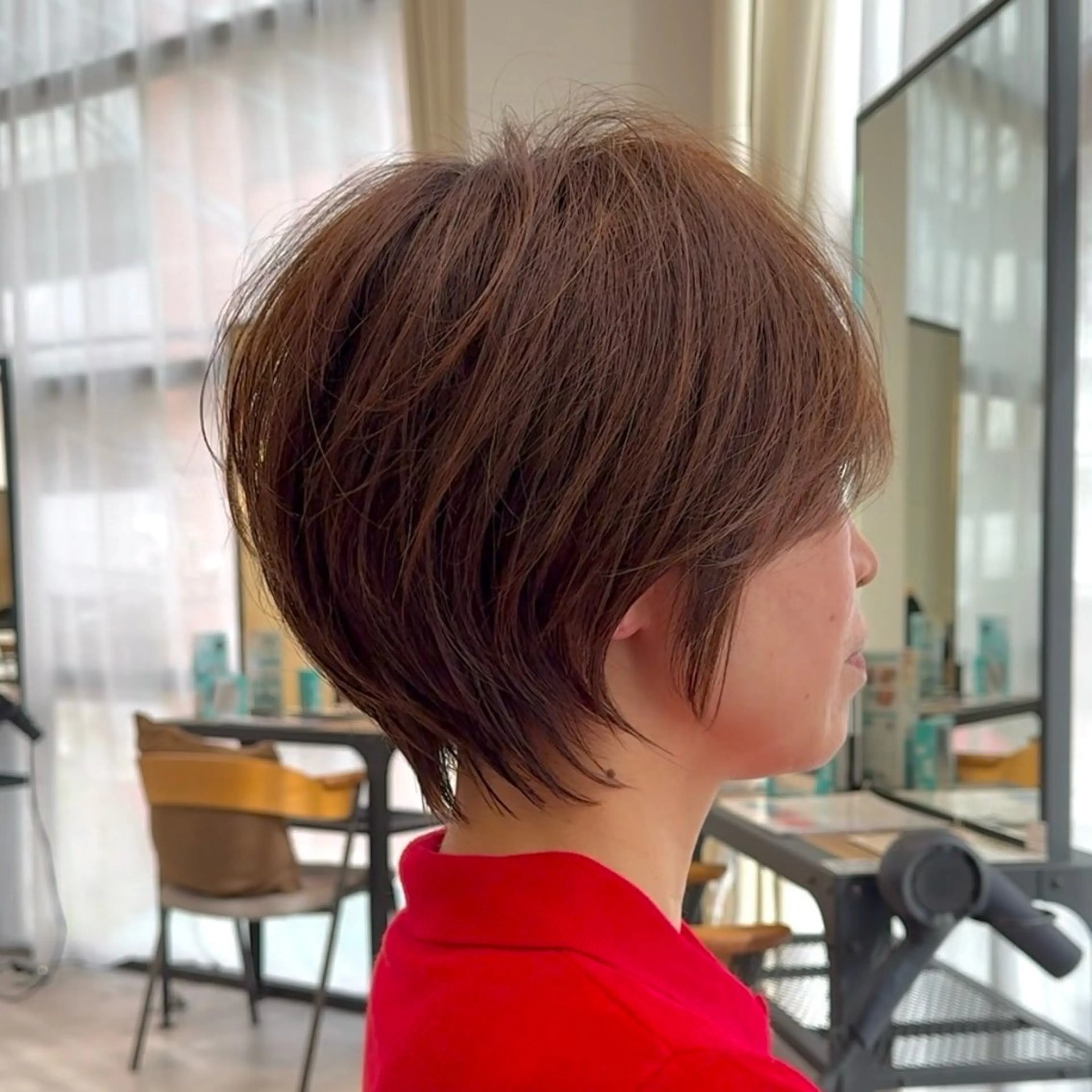 ショート カット 縮毛矯正 View East所属・💎似合わせ診断💎 けいと/亀戸　錦糸町のヘアスタイル