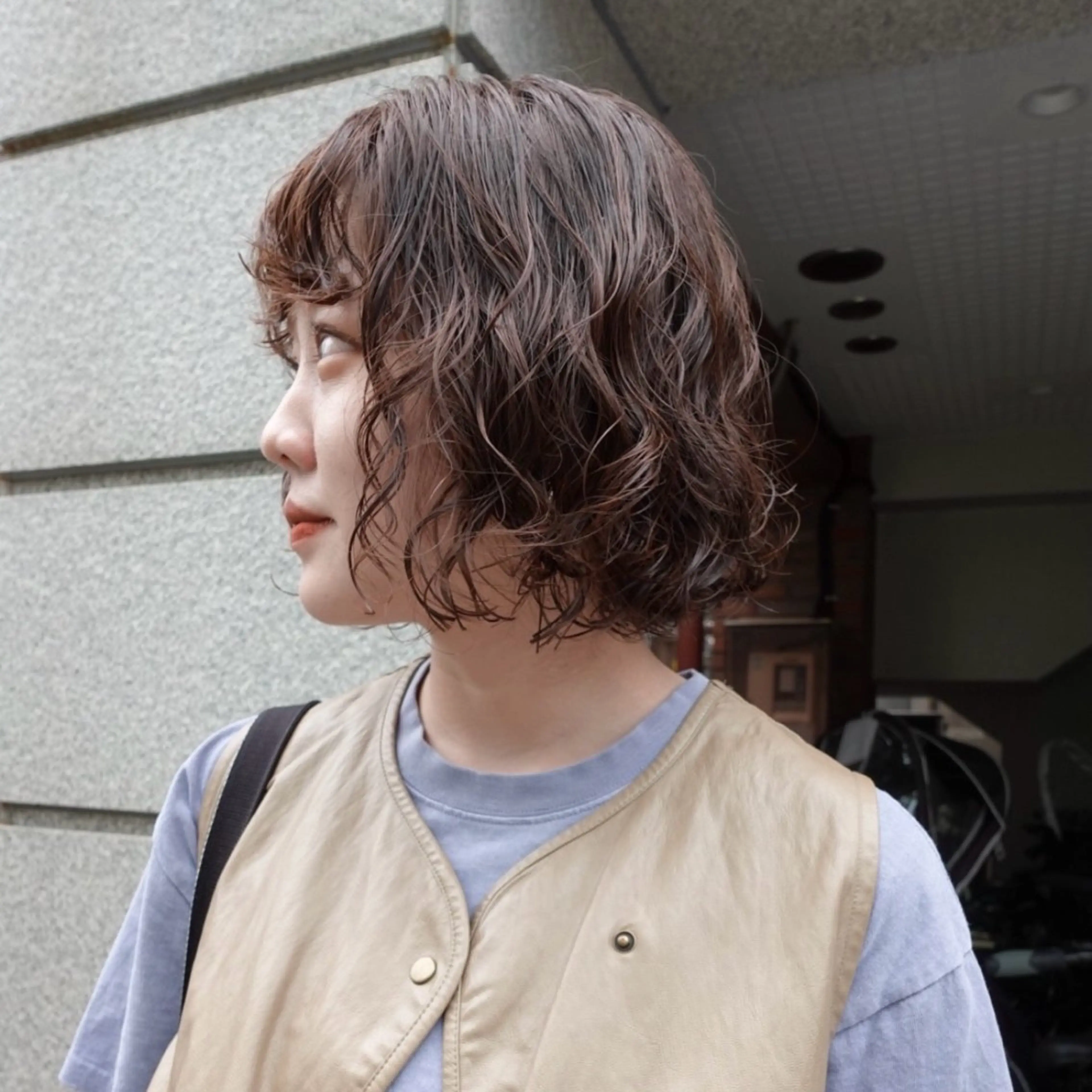 ショート パーマ ヘアアレンジ カット パーマ 🌐サトウ リョウ🌐のヘアスタイル