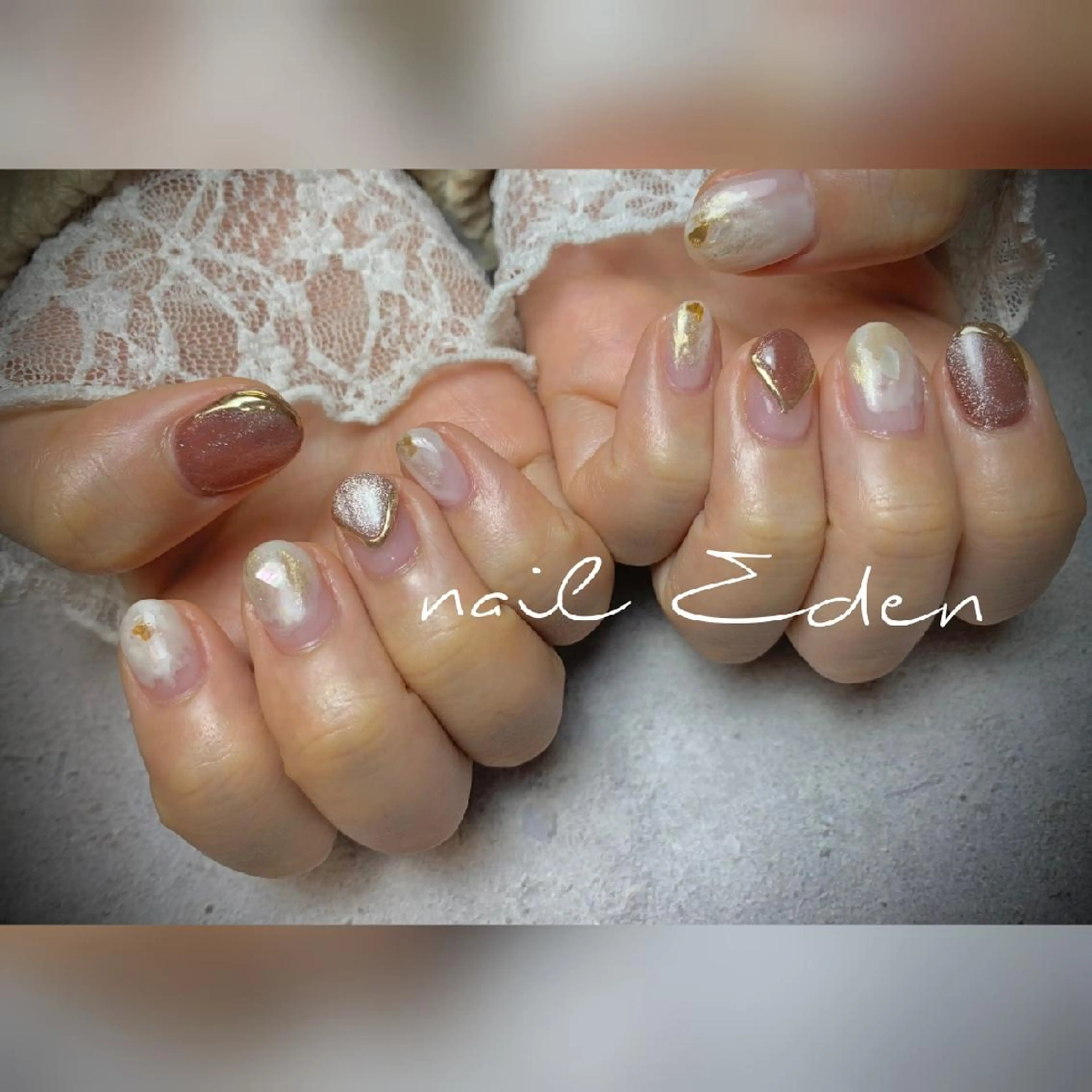 ネイル 持ち込み Eden ♾️のネイルデザイン