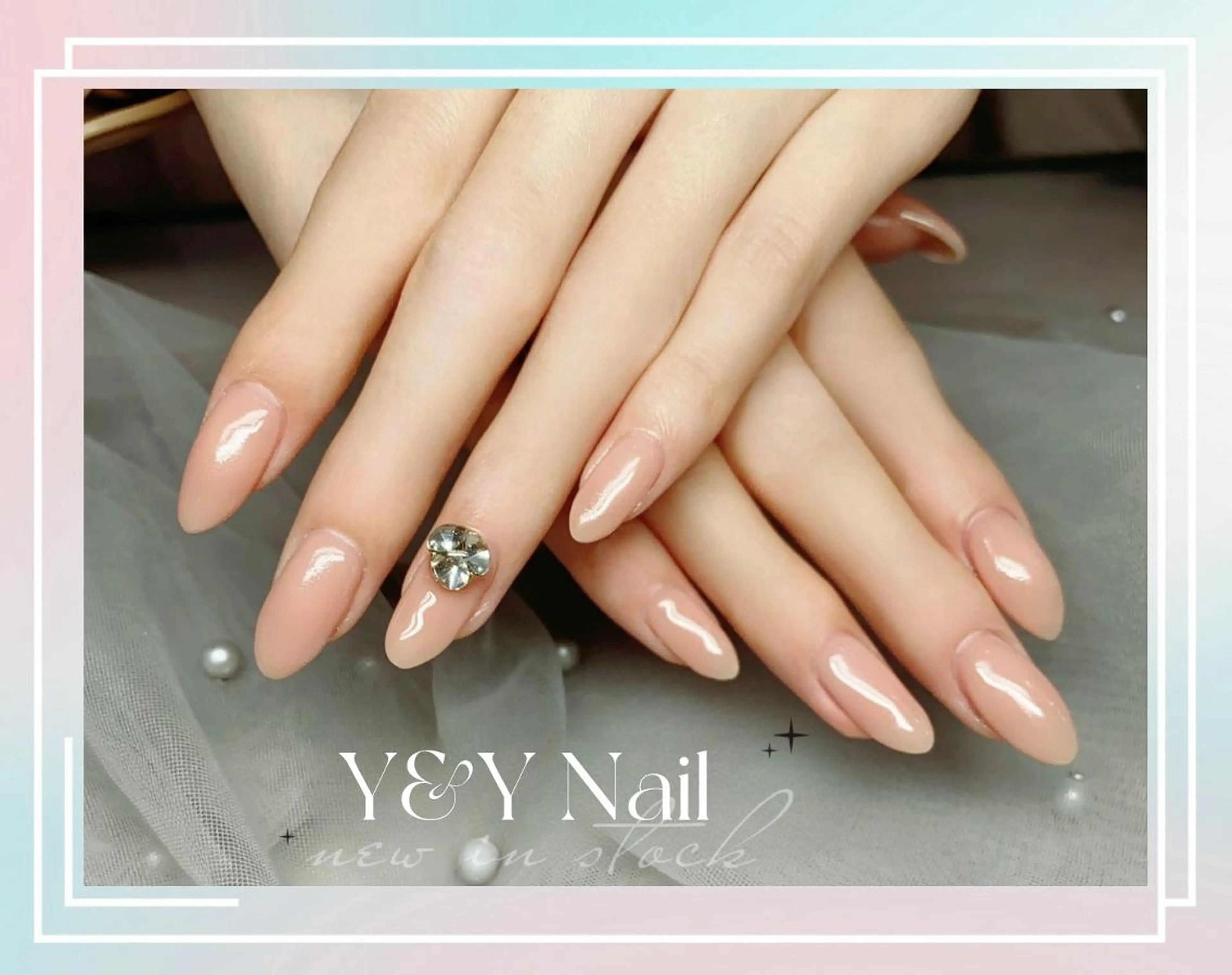 ネイル オーロラネイル ワンカラーネイル ハンドネイル ハンドケア H1 Nail Salon ケンのネイルデザイン