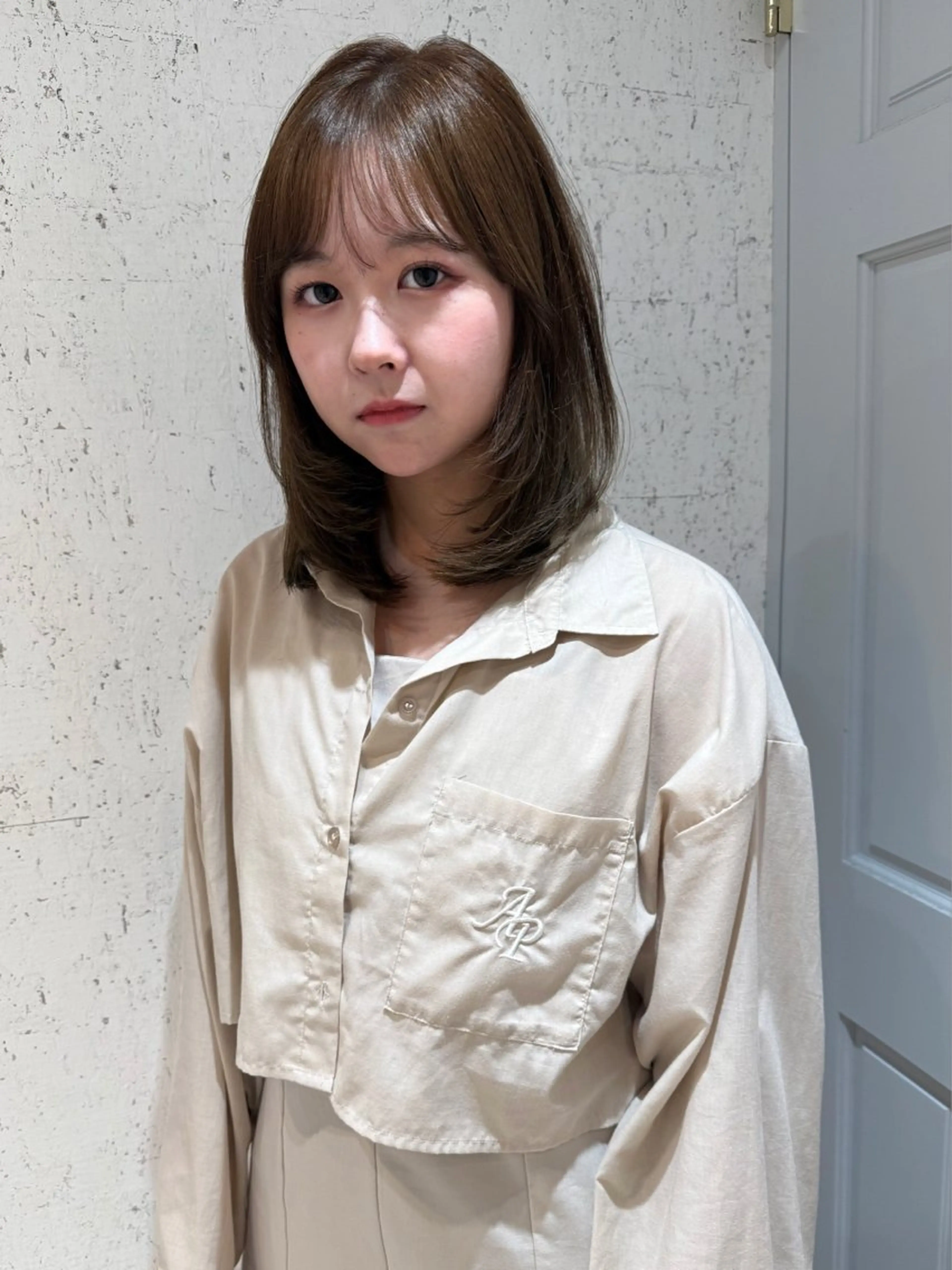 ミディアム カラー カット ヘアカラー トリートメント mai / linoah˚✧のヘアスタイル