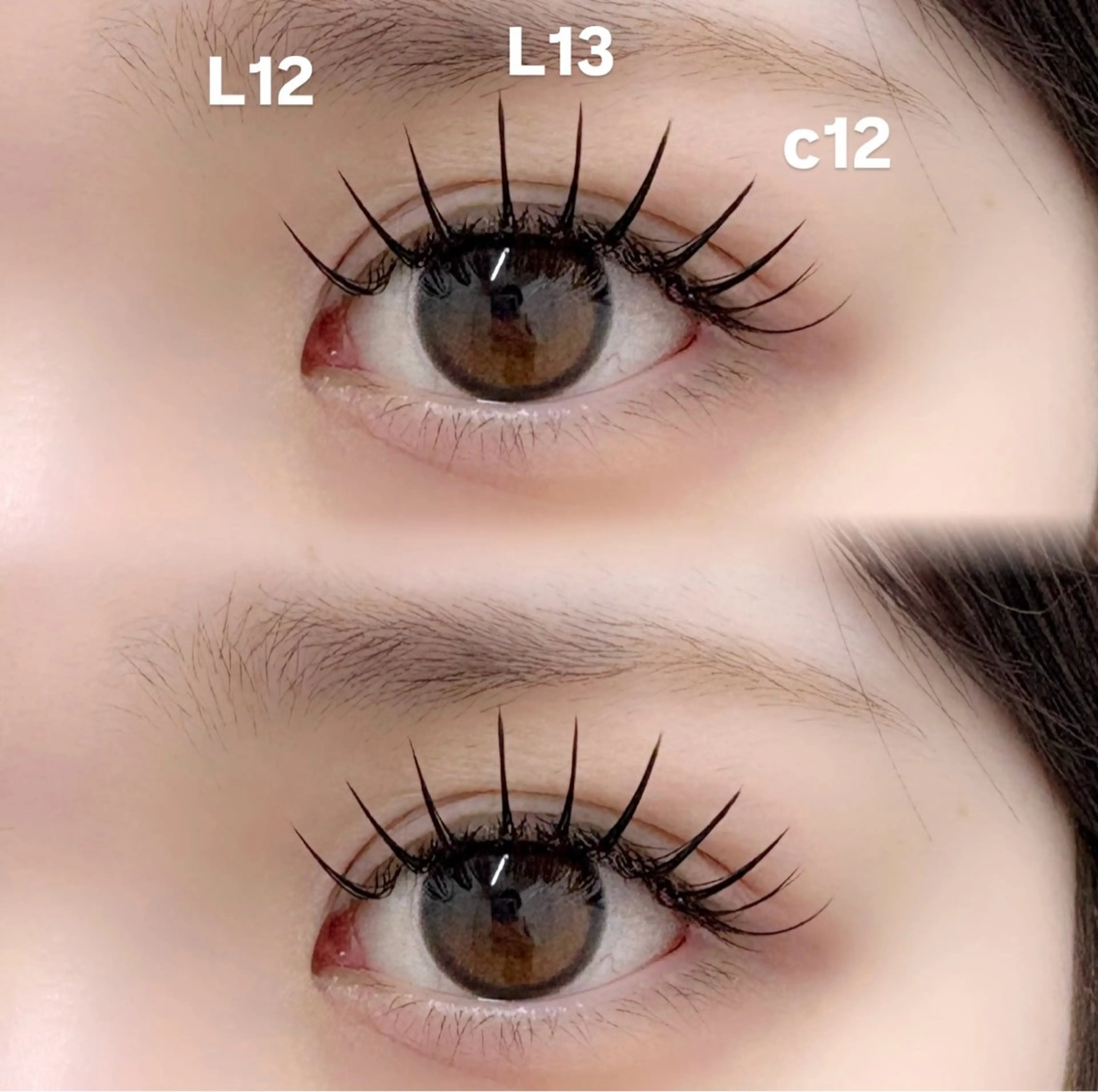 マツエク・マツパ フラットラッシュ 🎀銀座パリジェンヌ マツエクmomo🎀のマツエク・マツパデザイン