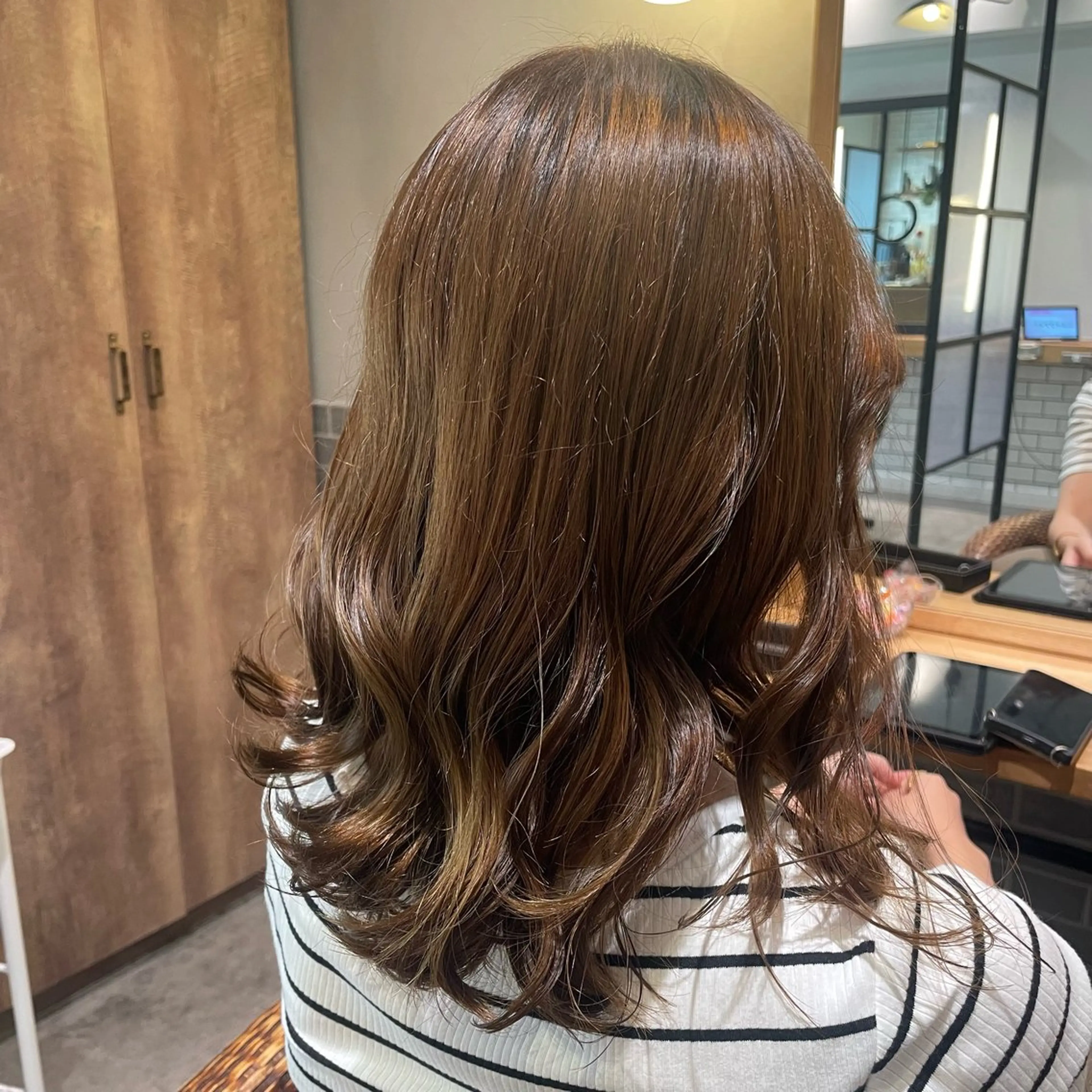 セミロング 透明感カラー/ カット🎀あつこ🎀のヘアスタイル