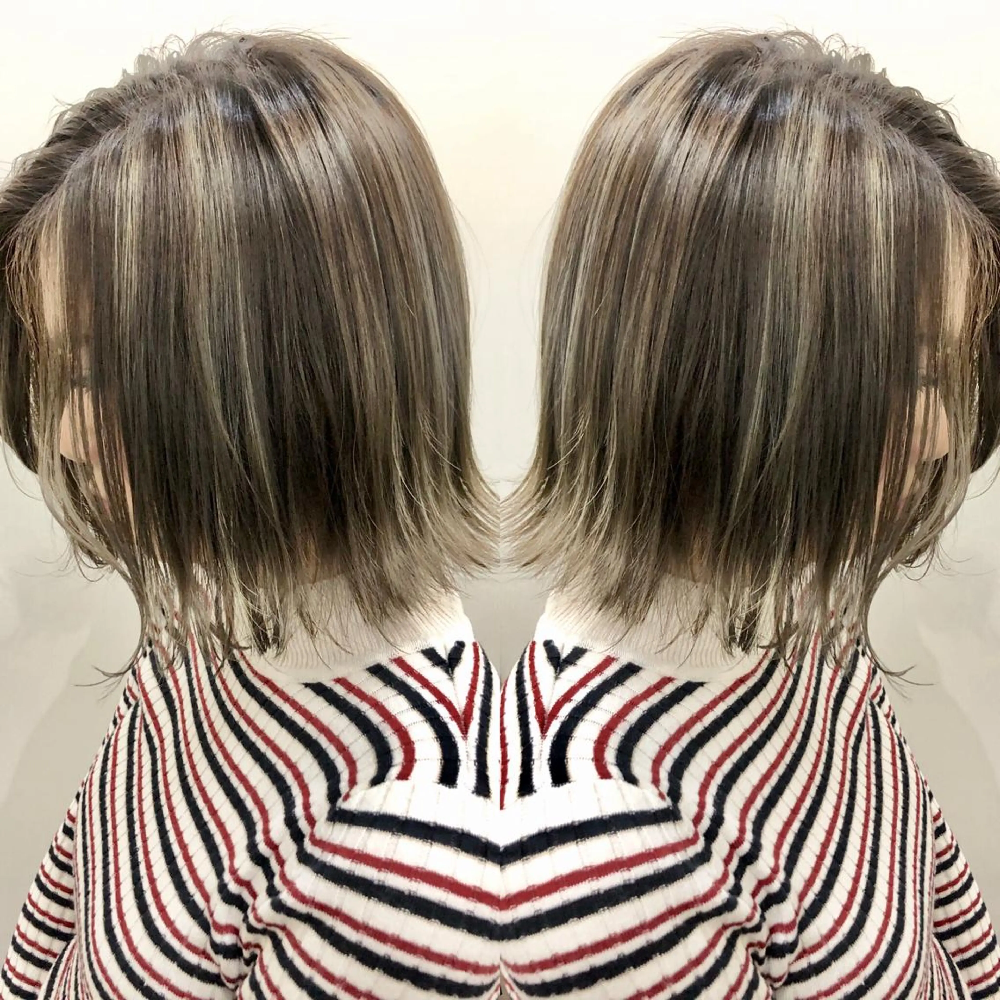 ショート カラー 奥山義進/大宮 /ダブルカラーのヘアスタイル