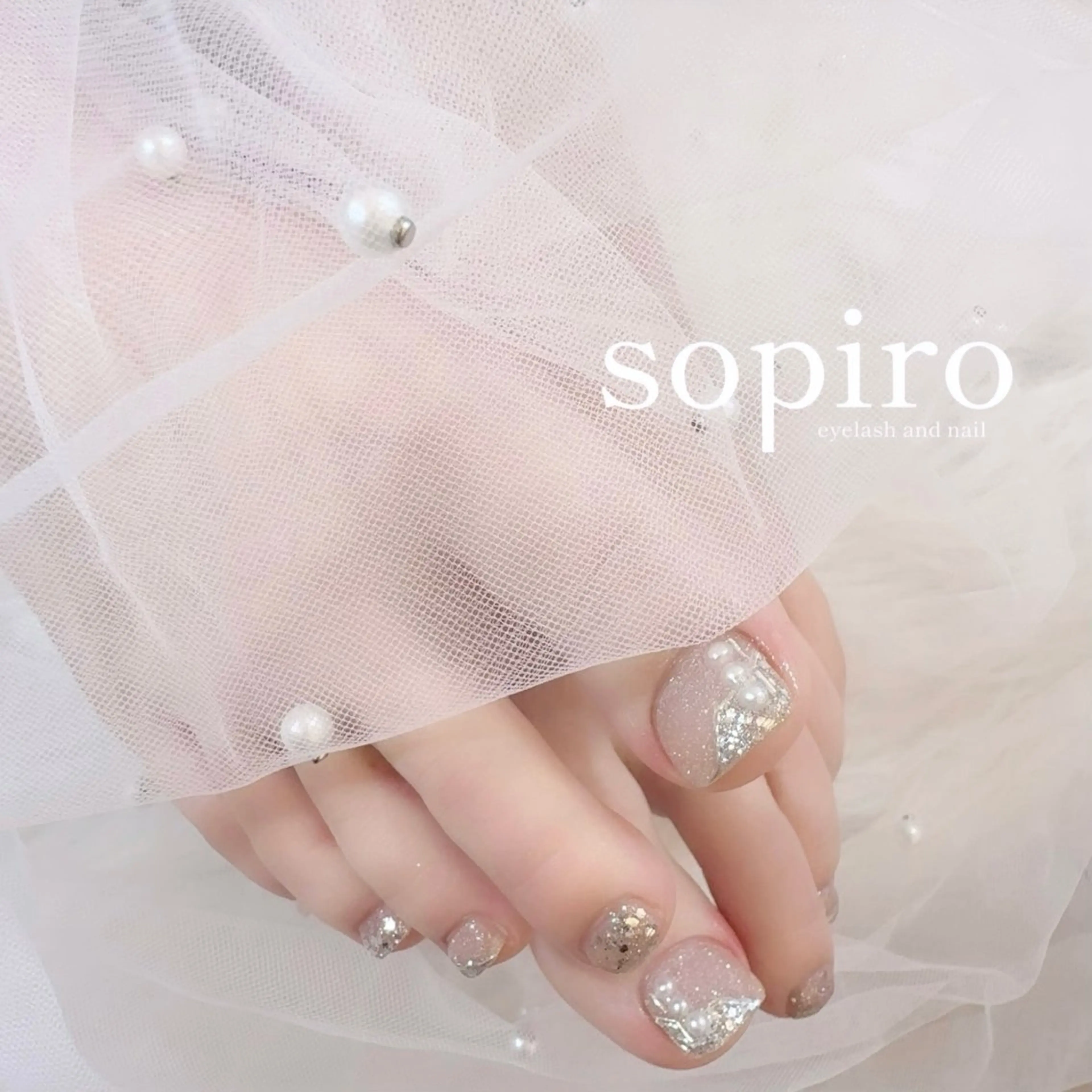 ネイル フットネイル sopiro ayahaのネイルデザイン