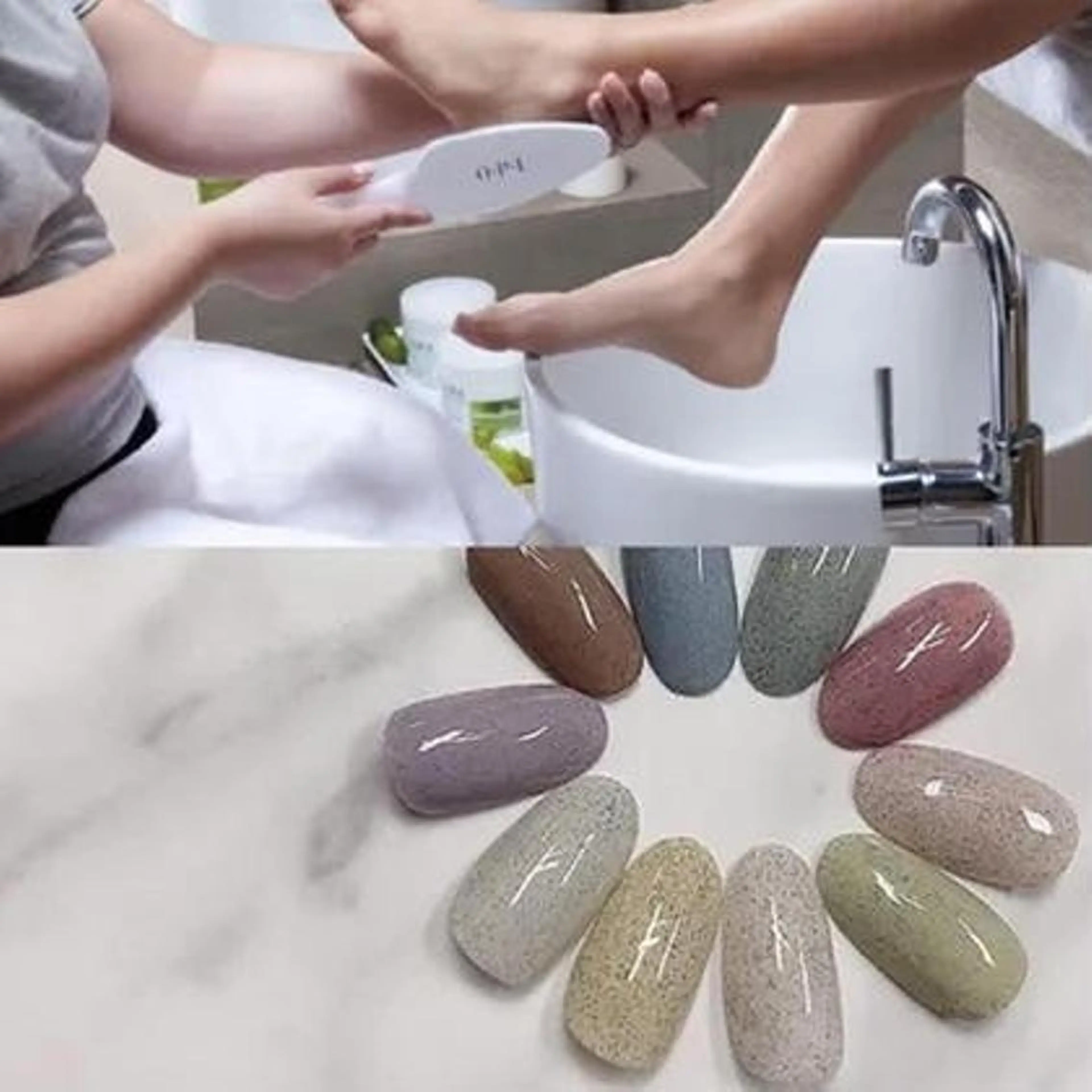 OPI足裏ツルツル角質ケア✩ネイルも一緒に施術で1000円off✨️の写真