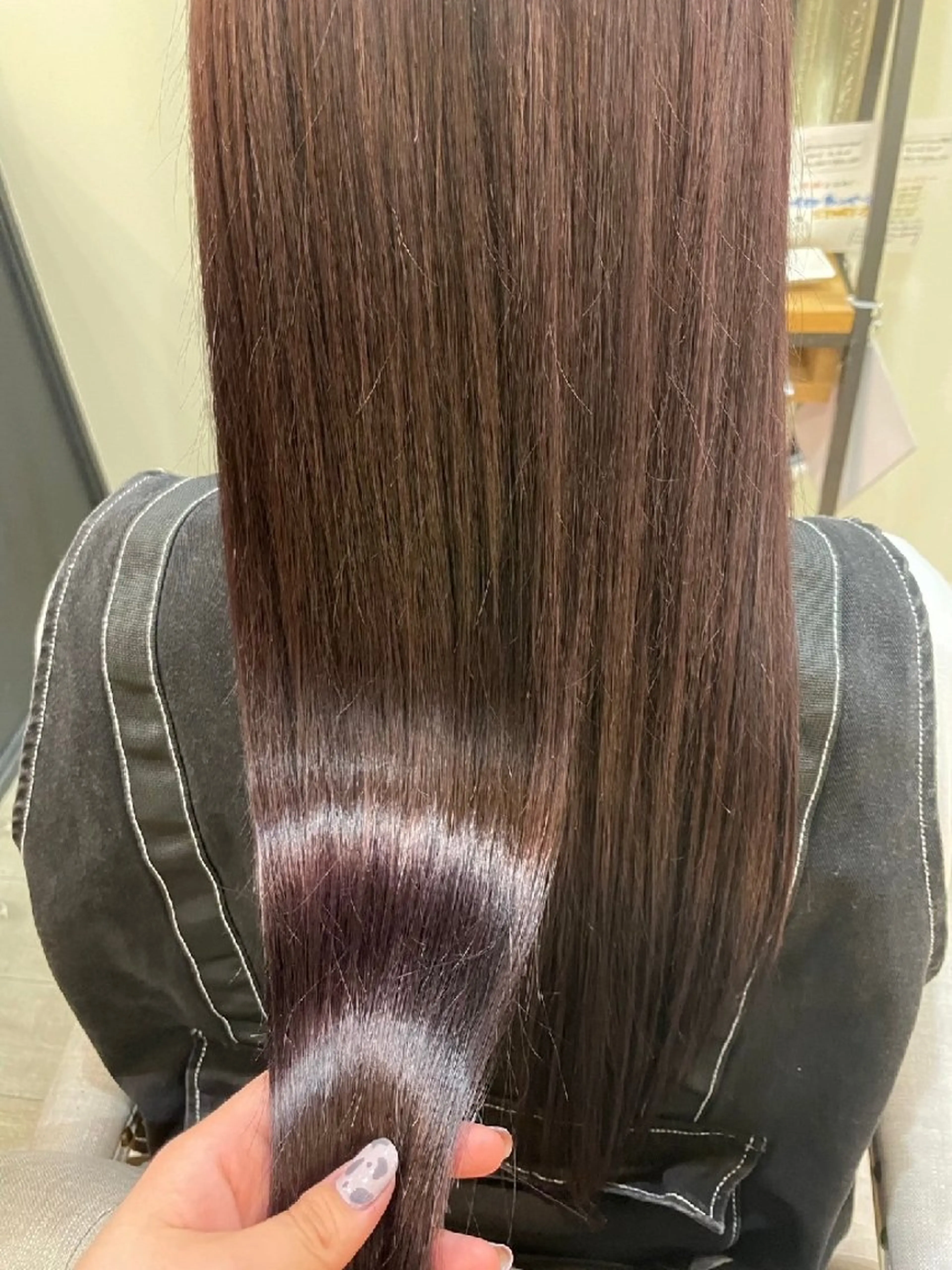 カラー カット 縮毛矯正 暖色🍎透明感カラー 🩵小林かりんのヘアスタイル