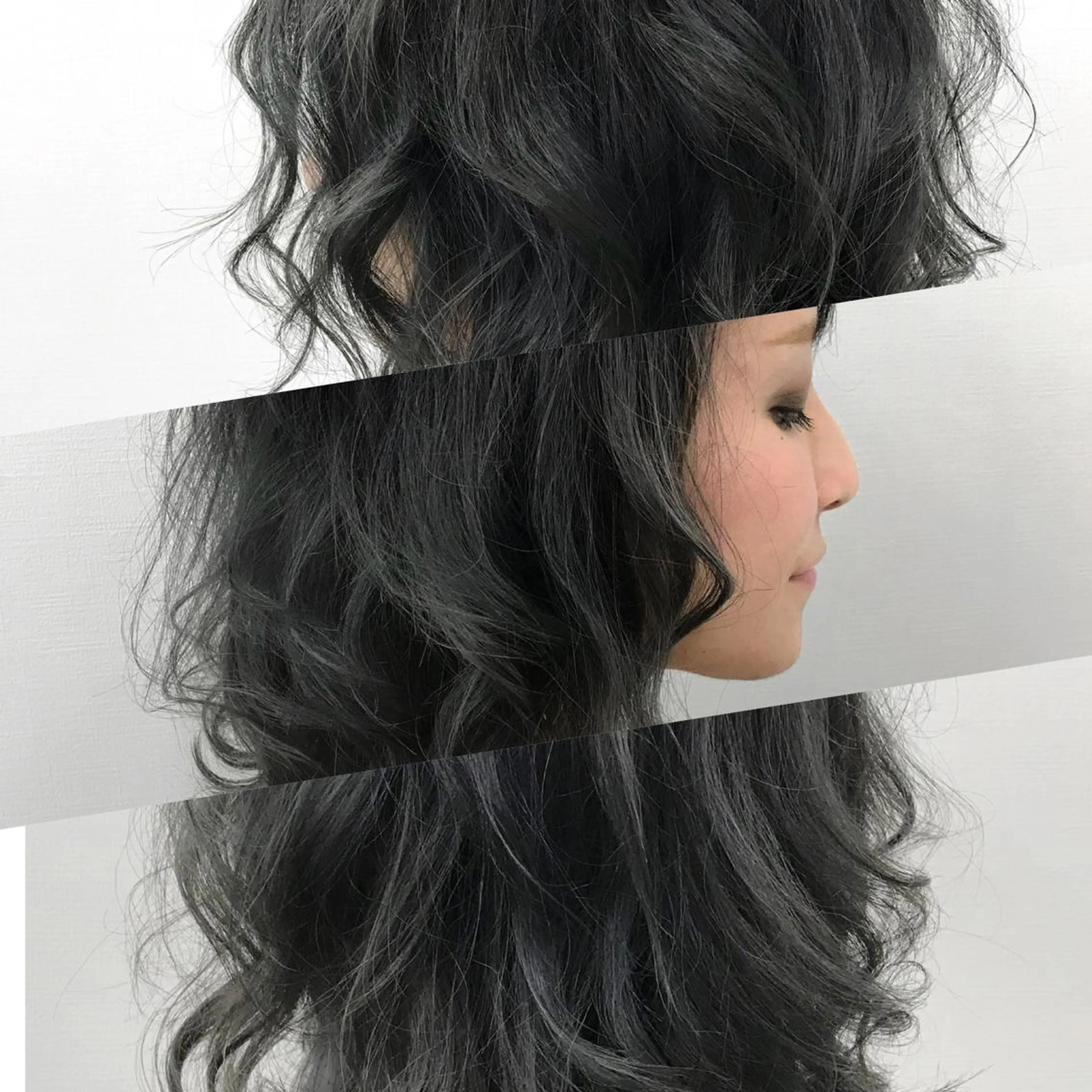 ミディアム カラー ヘアアレンジ グレージュ ハイライトカラー ハイライト 丹野 圭太のヘアスタイル