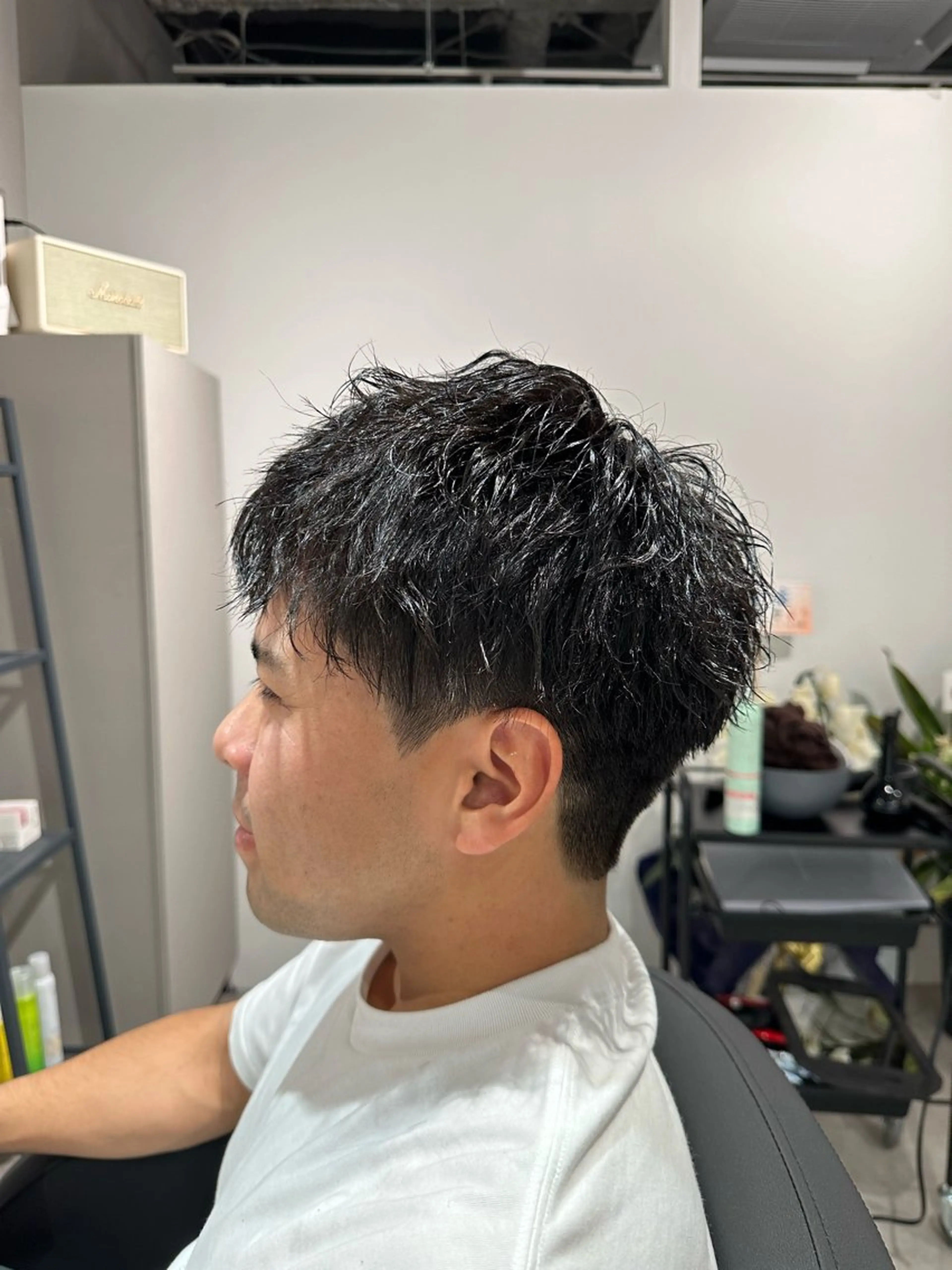 ショート パーマ 高月 瞭のヘアスタイル