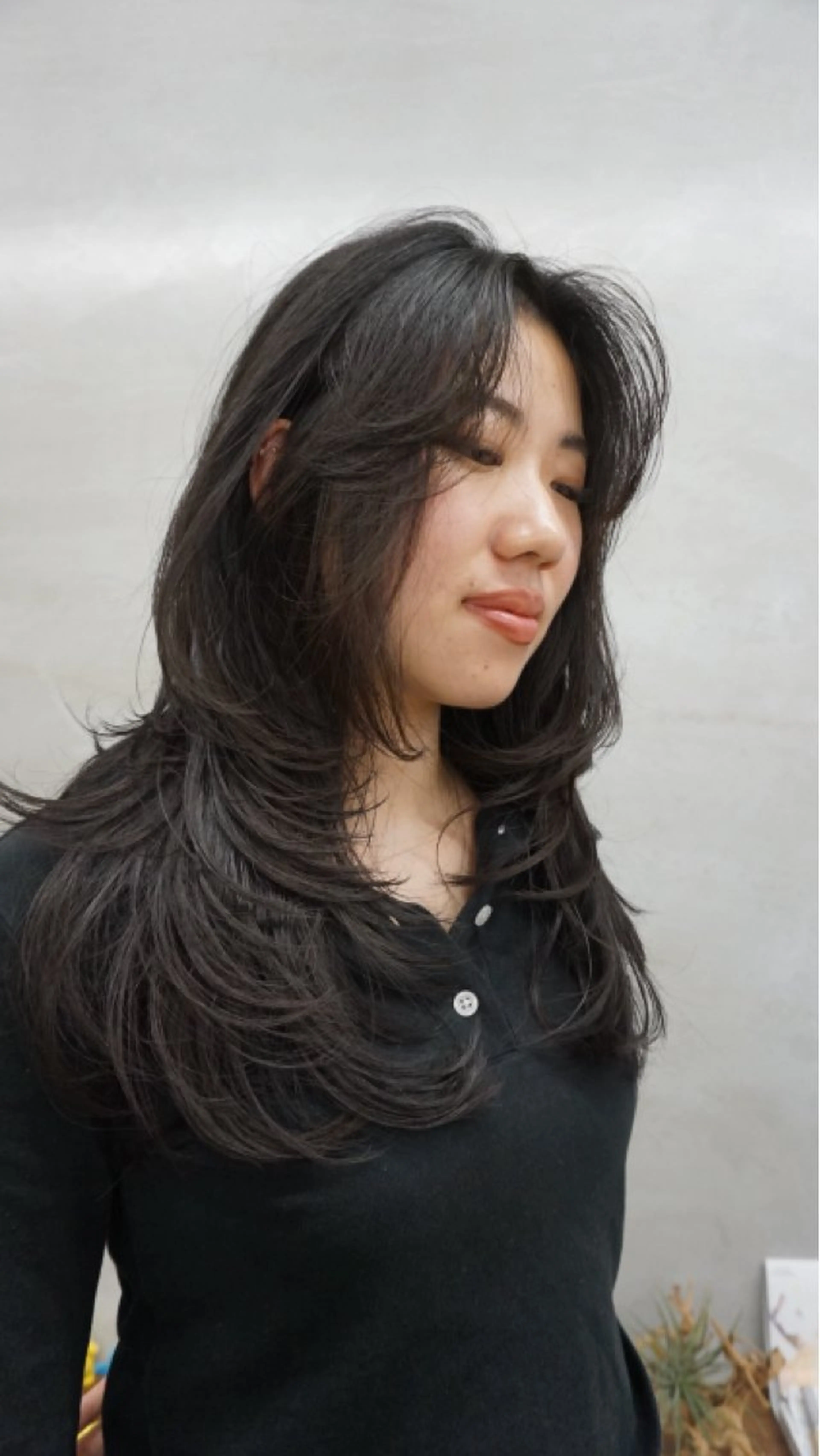 ロング カット ｻｶﾓﾄ ﾅｵﾐのヘアスタイル