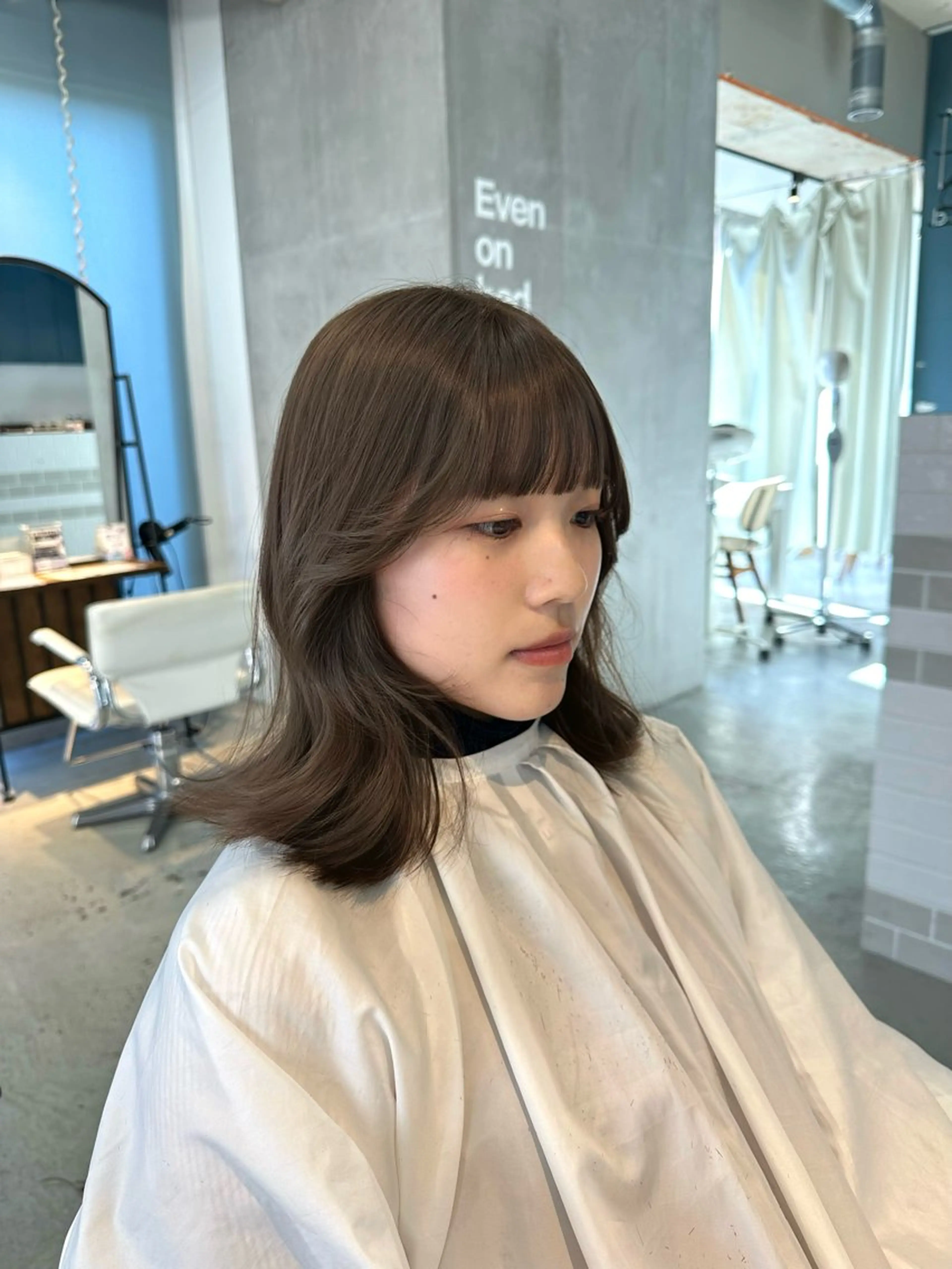 ロング カラー グレージュ ミルクティーグレージュ keen吉祥寺所属・ハッシュカット ✦·.⋆  SAYAのヘアスタイル