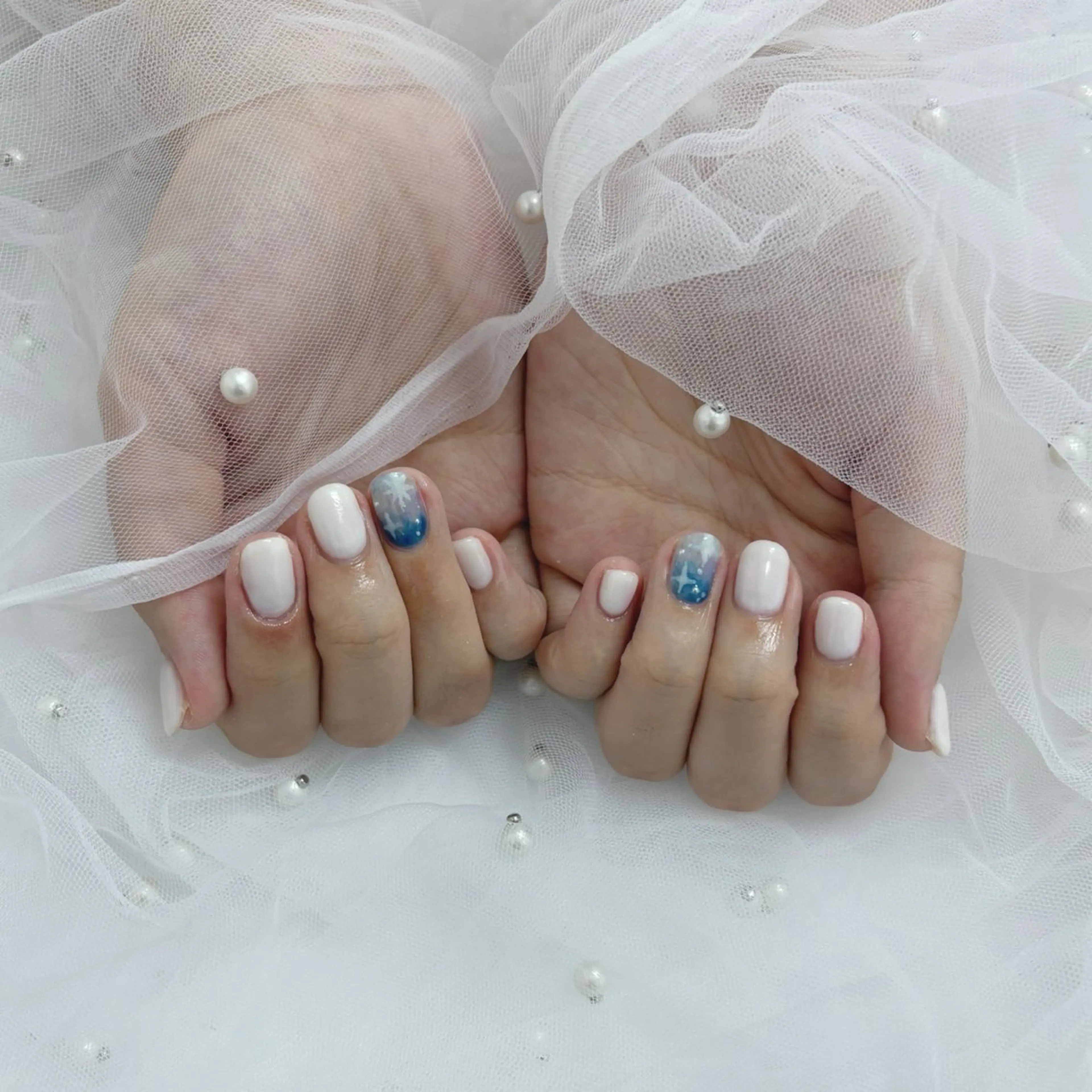 ネイル ニュアンスネイル ハンドネイル ひな🍒 Y's beautyのネイルデザイン