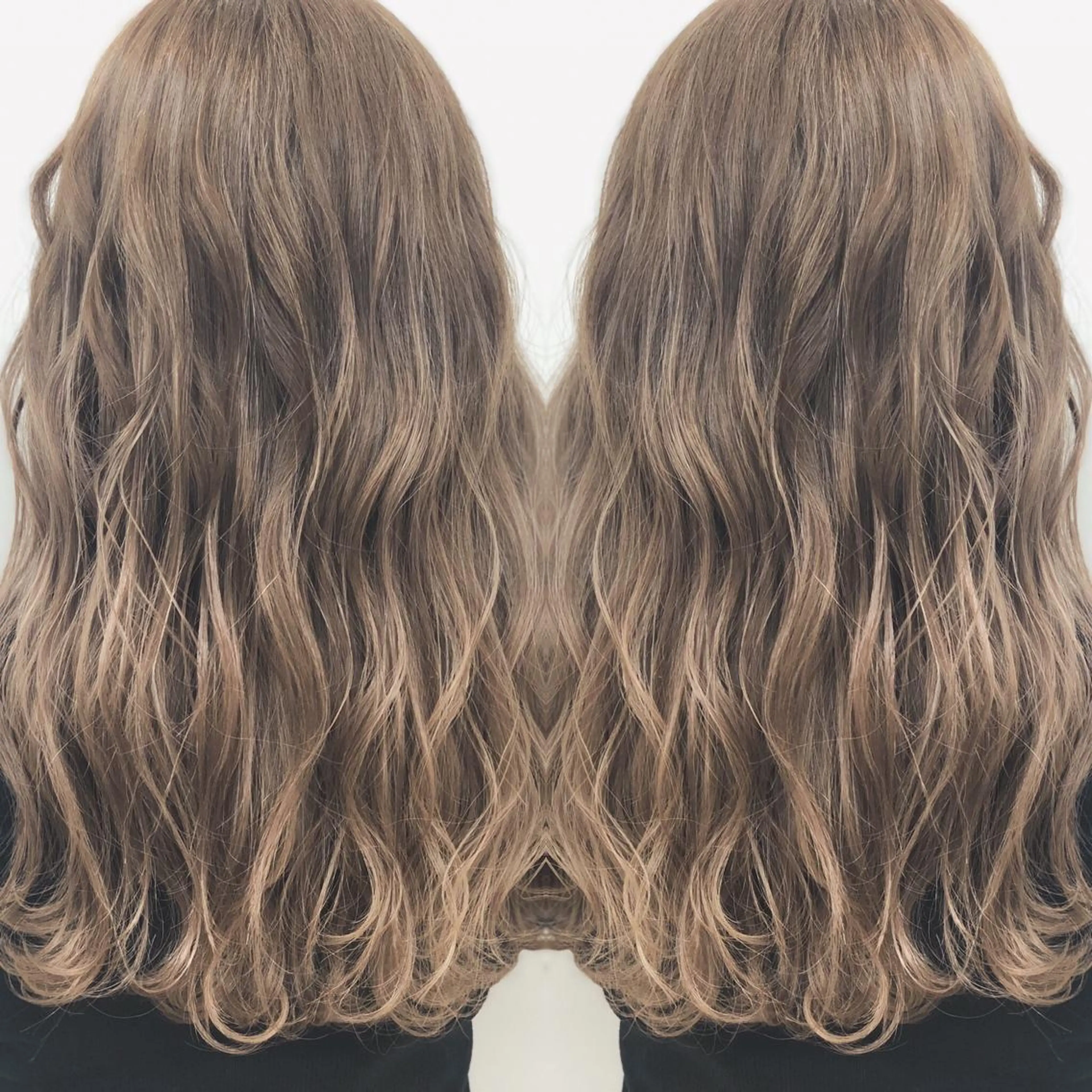 ロング カラー ダブルカラー グラデーションカラー ハイライトカラー ハイライト BREK 袋井店のヘアスタイル