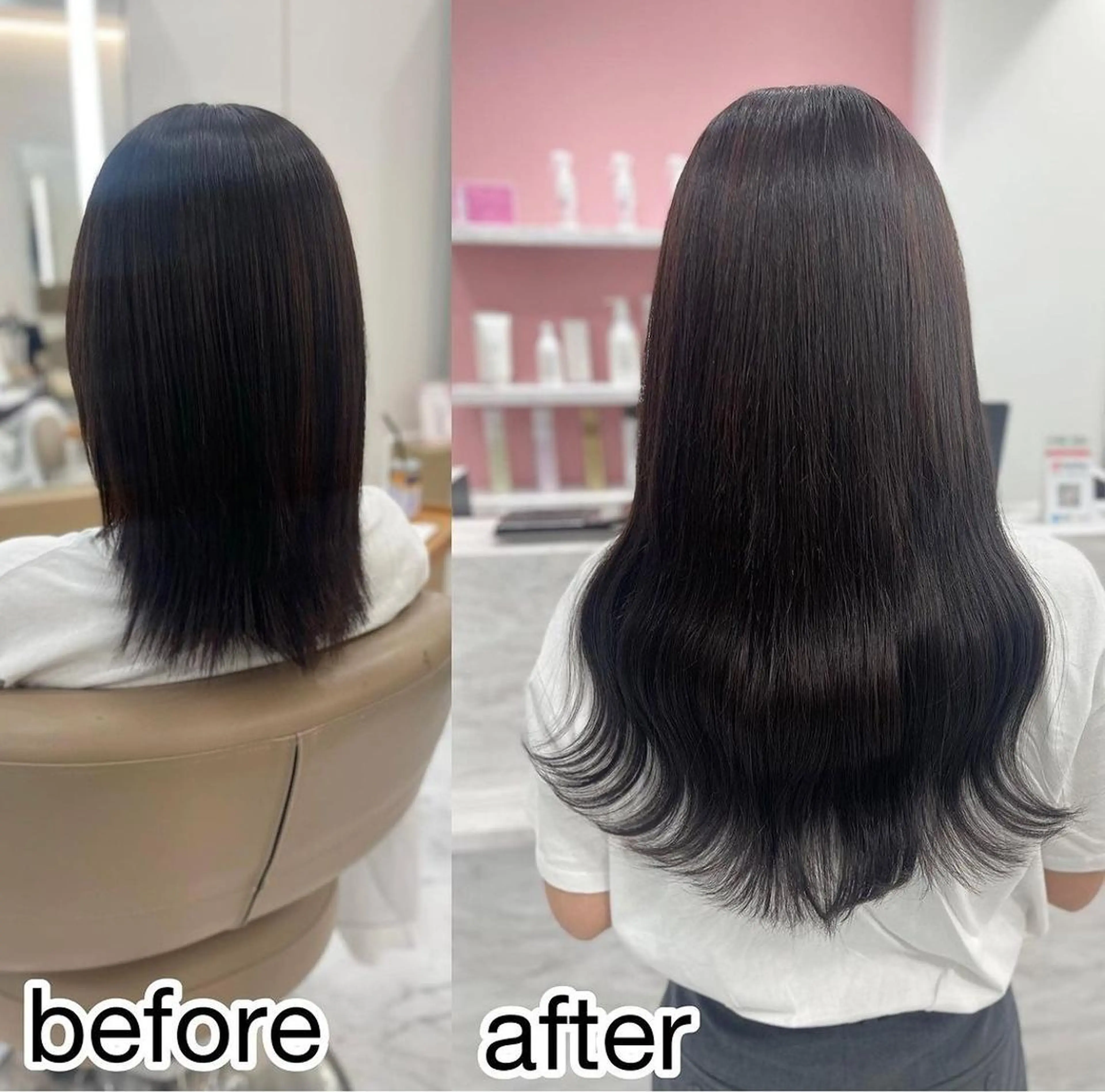カラー ロング 桃屋 桃屋のヘアスタイル