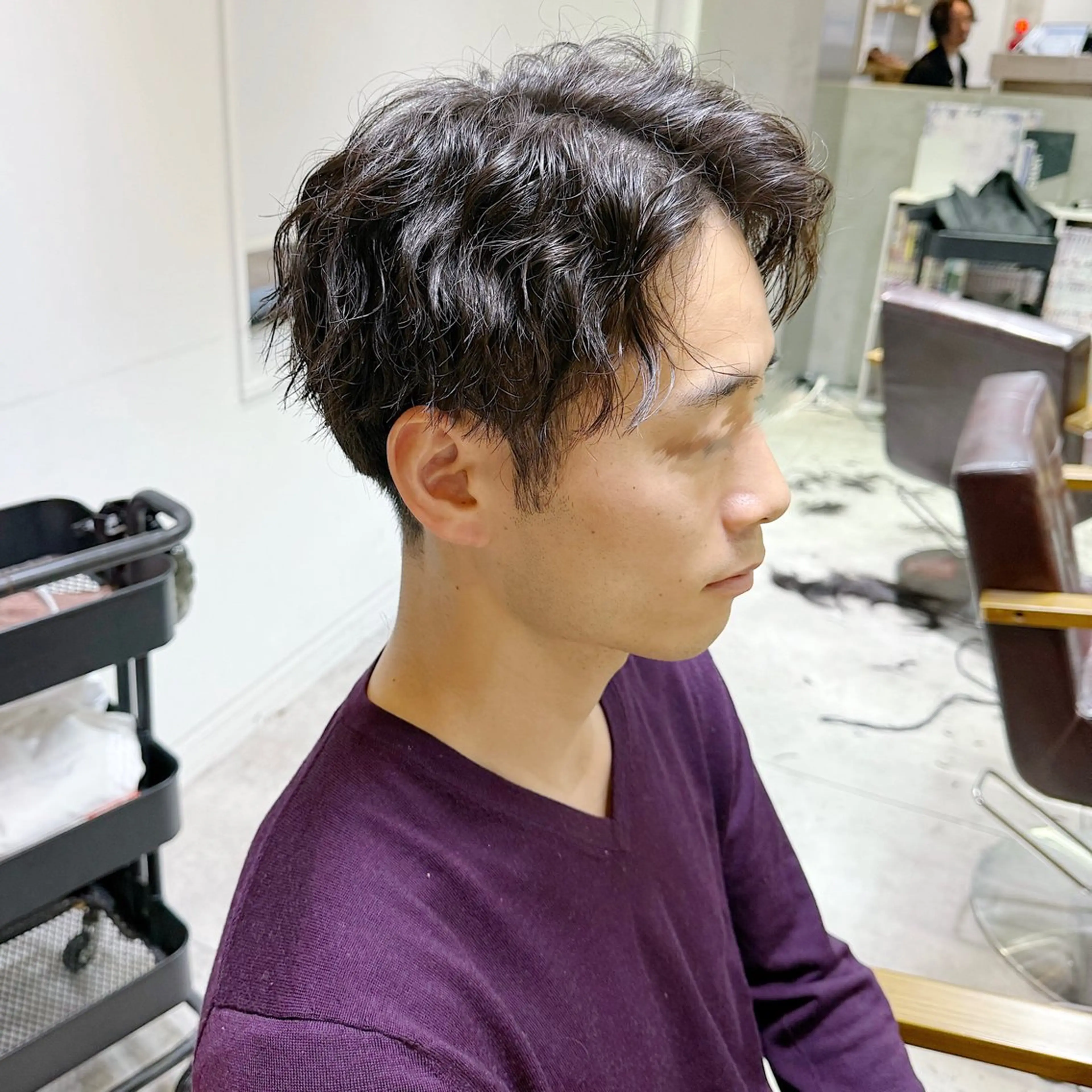 パーマ メンズ ♡🌚垢抜け艶カラー Shiori🌝♡のヘアスタイル