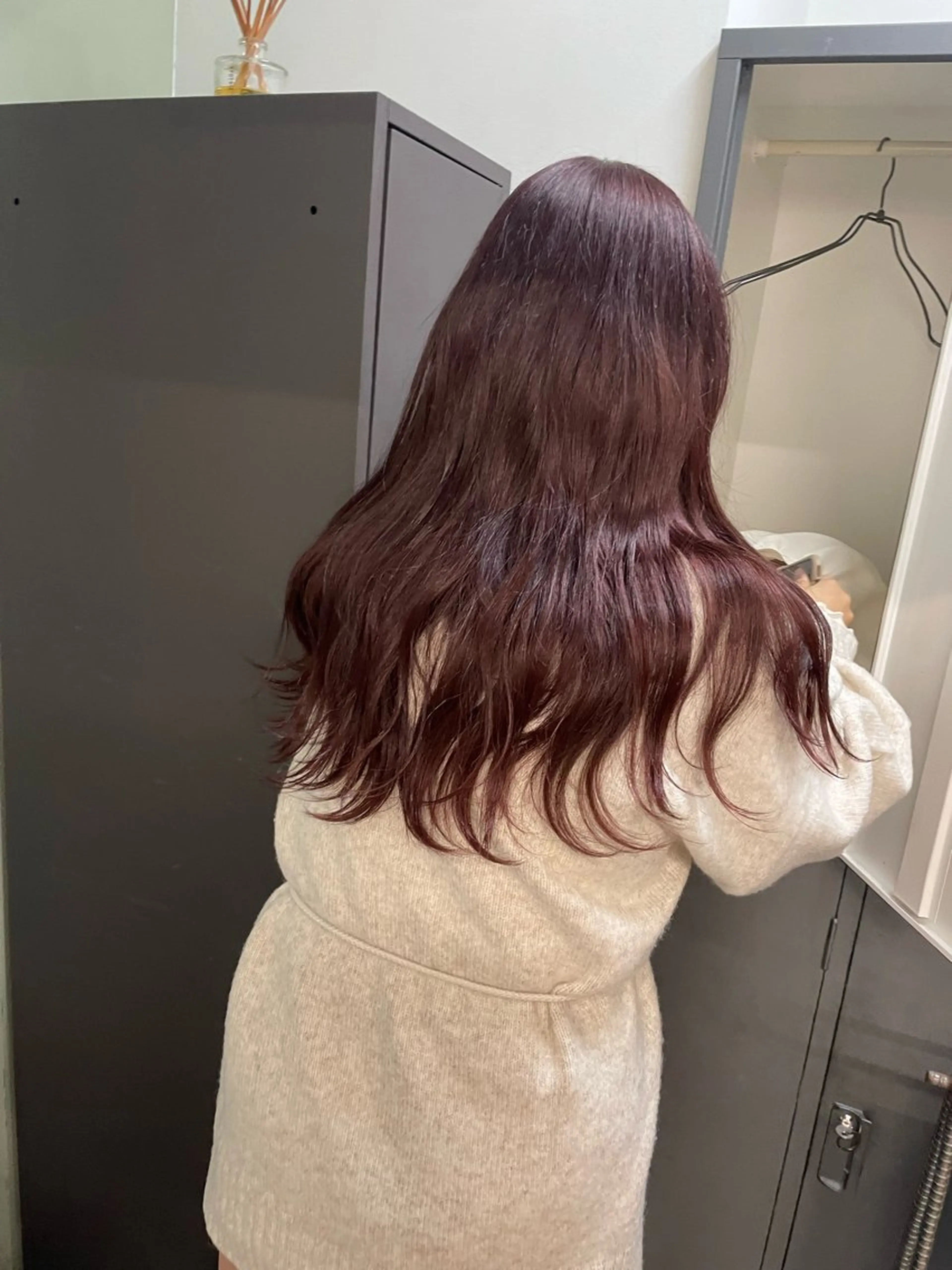 ロング カラー ヘアカラー トリートメント カットモデル/ ハイトーン/ゆうあのヘアスタイル