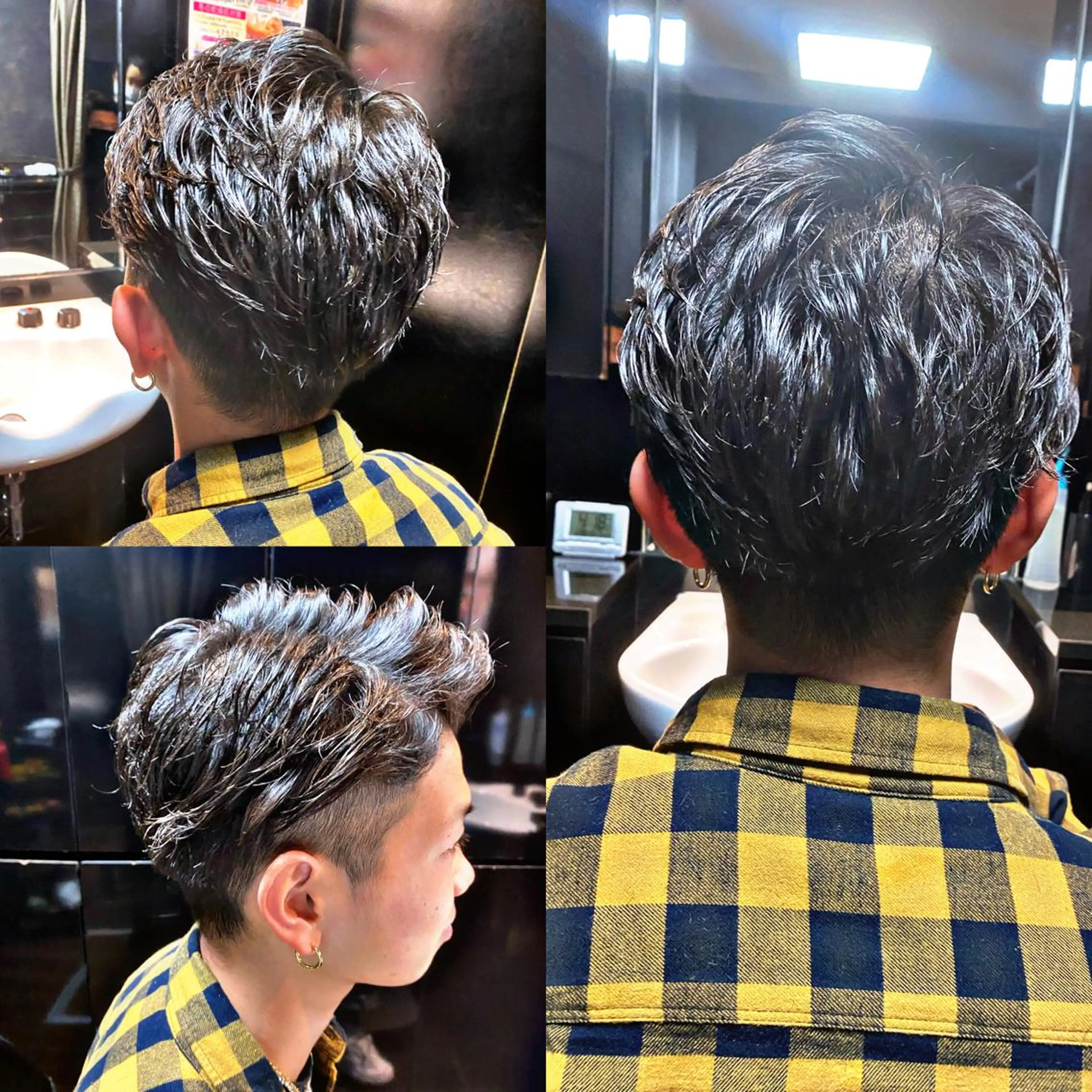 パーマ メンズ メンズパーマ 菅野 綺華のヘアスタイル