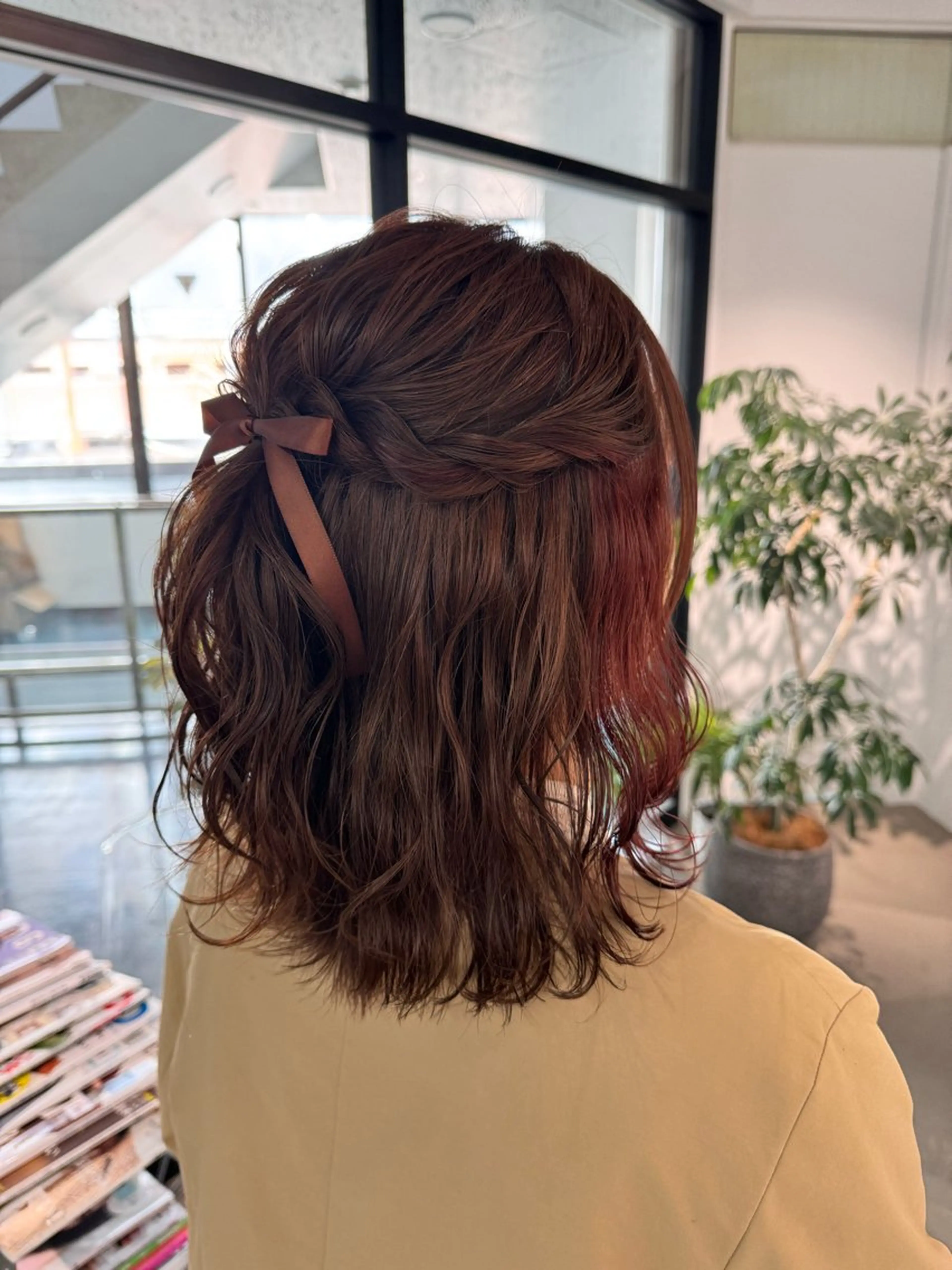 セミロング ヘアアレンジ ご予約は2月まで！ maho‪🐈🎀のヘアスタイル