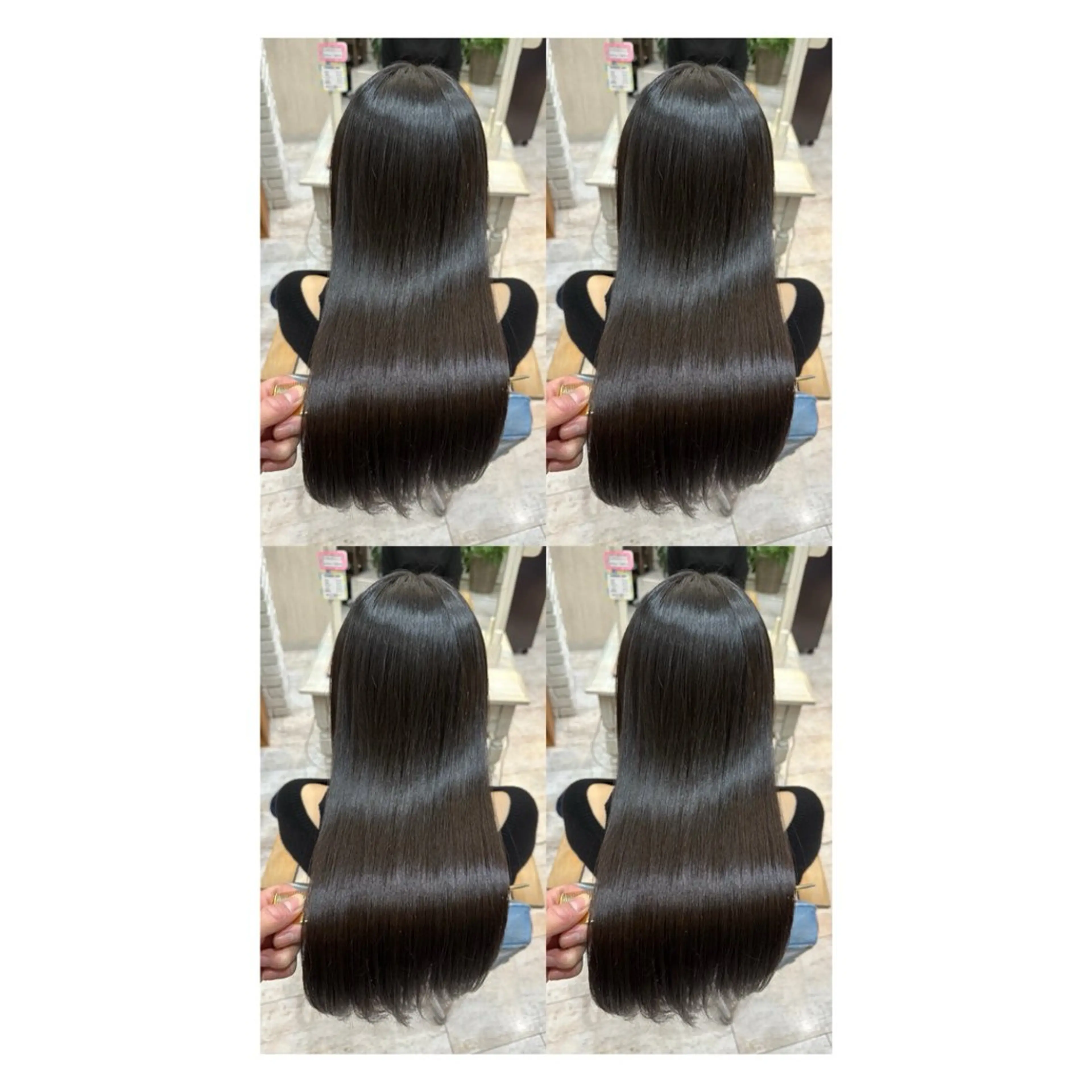 ロング カラー 透明感カラー 髪質改善 縮毛矯正 トリートメント カット ヘアカラー トリートメント 店長✨レイヤー✖️ 髪質改善✖️韓国ヘアのヘアスタイル