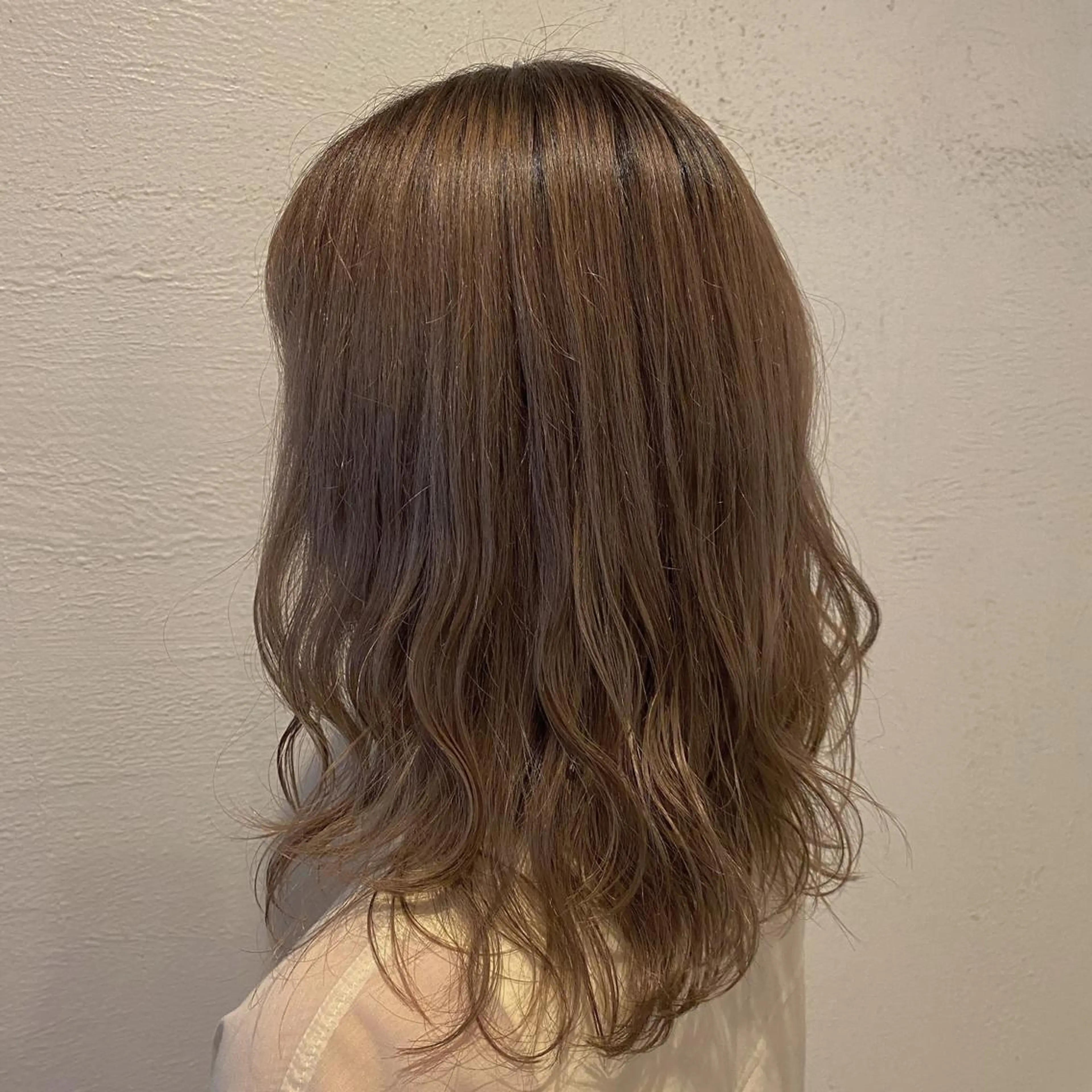 セミロング カラー ヘアカラー トリートメント 鹿児島 聖来のヘアスタイル
