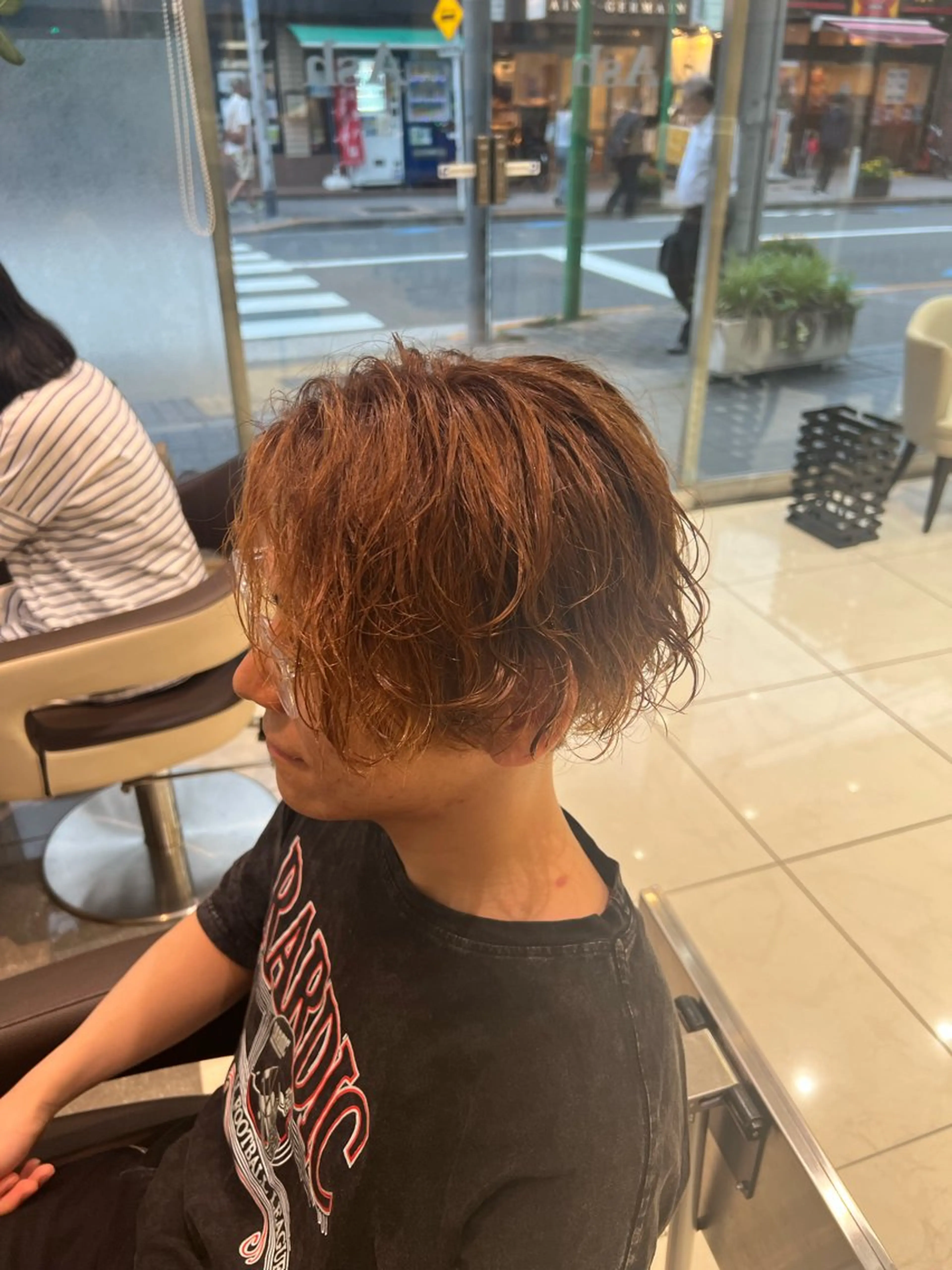 カラー パーマ メンズ SENA 再現性 パーマと縮毛矯正のヘアスタイル