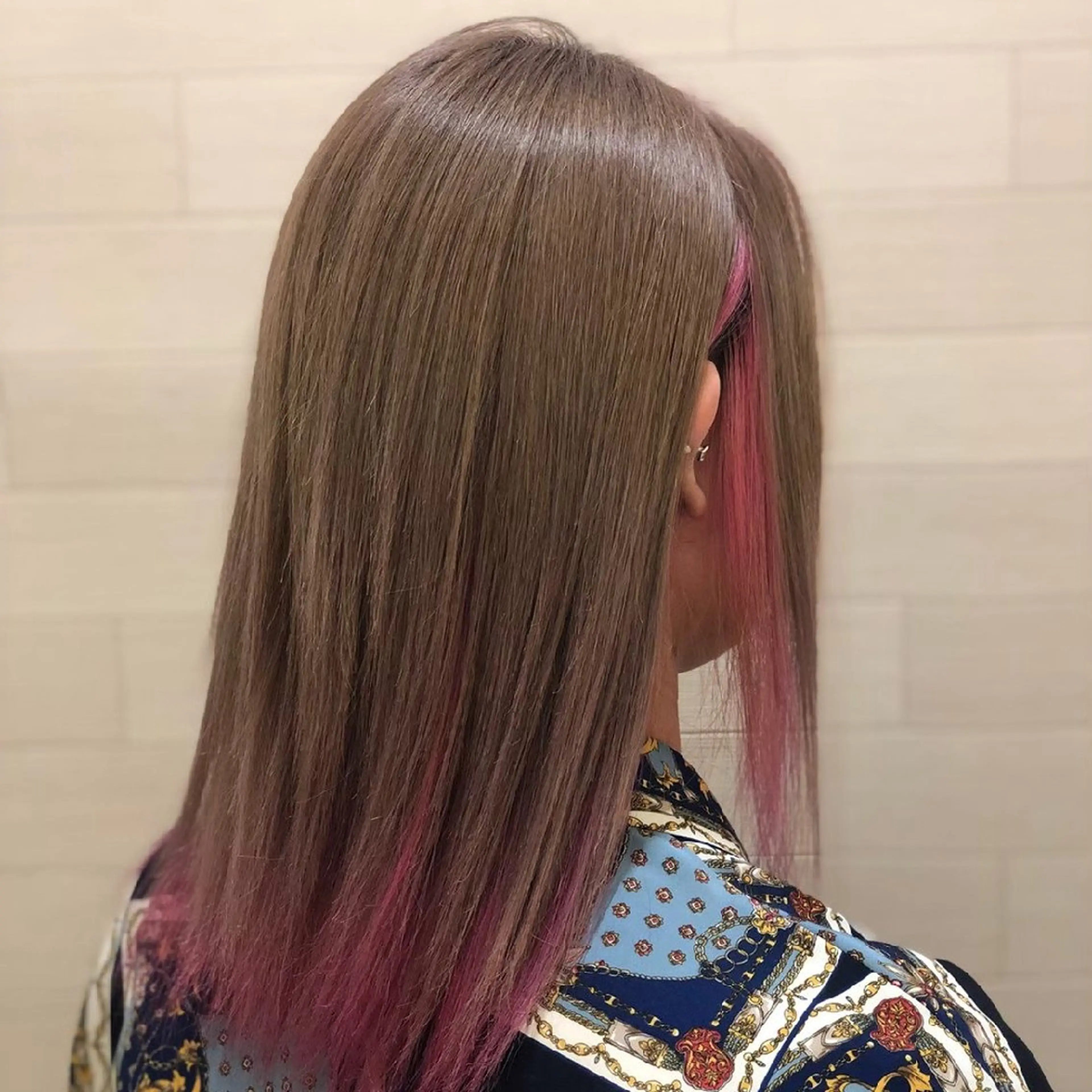 カラー ロング 無料モデル募集中🫧 田村 羽夏のヘアスタイル