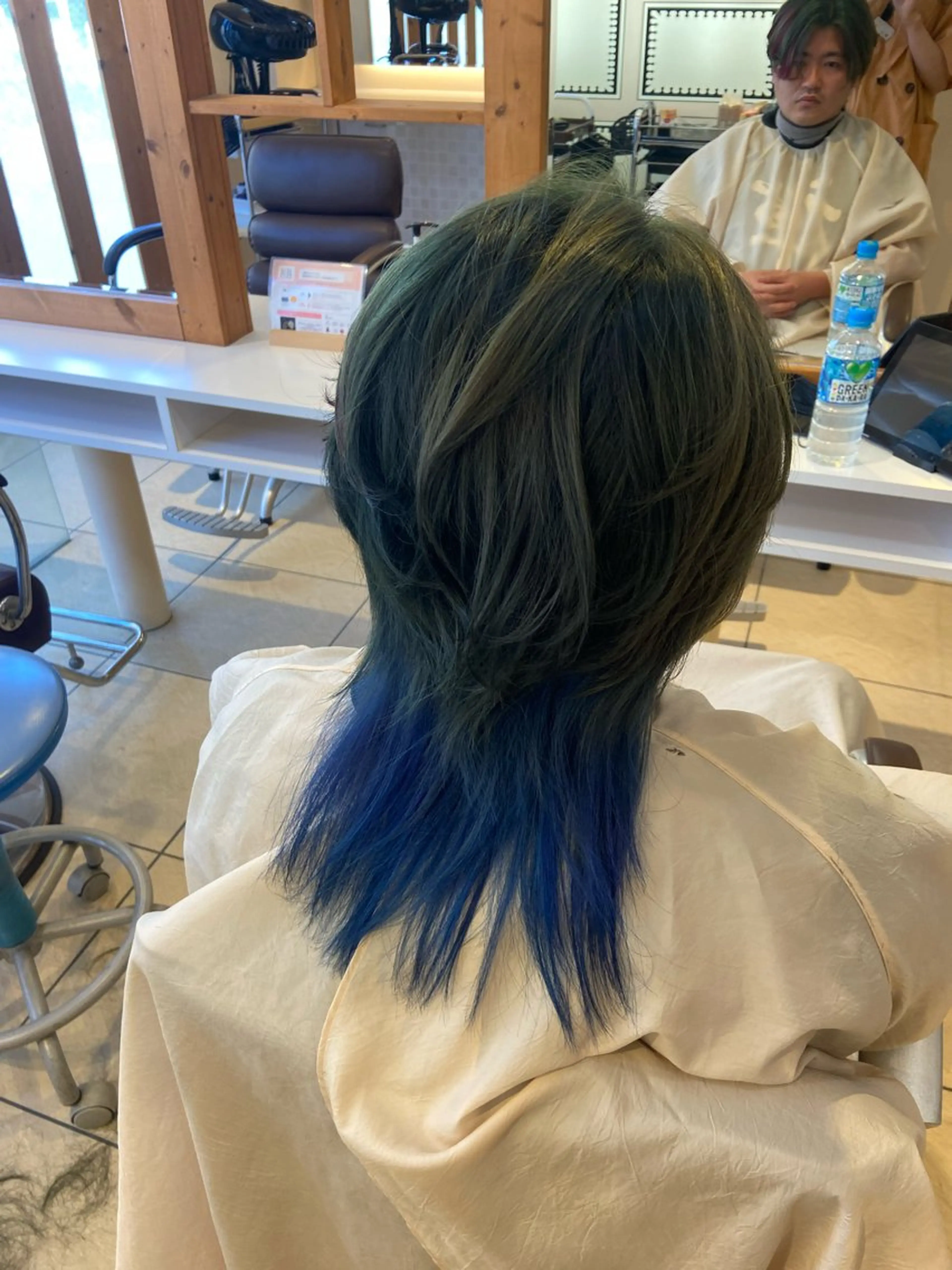 メンズ メンズウルフカット ウルフカット 青山 光のヘアスタイル