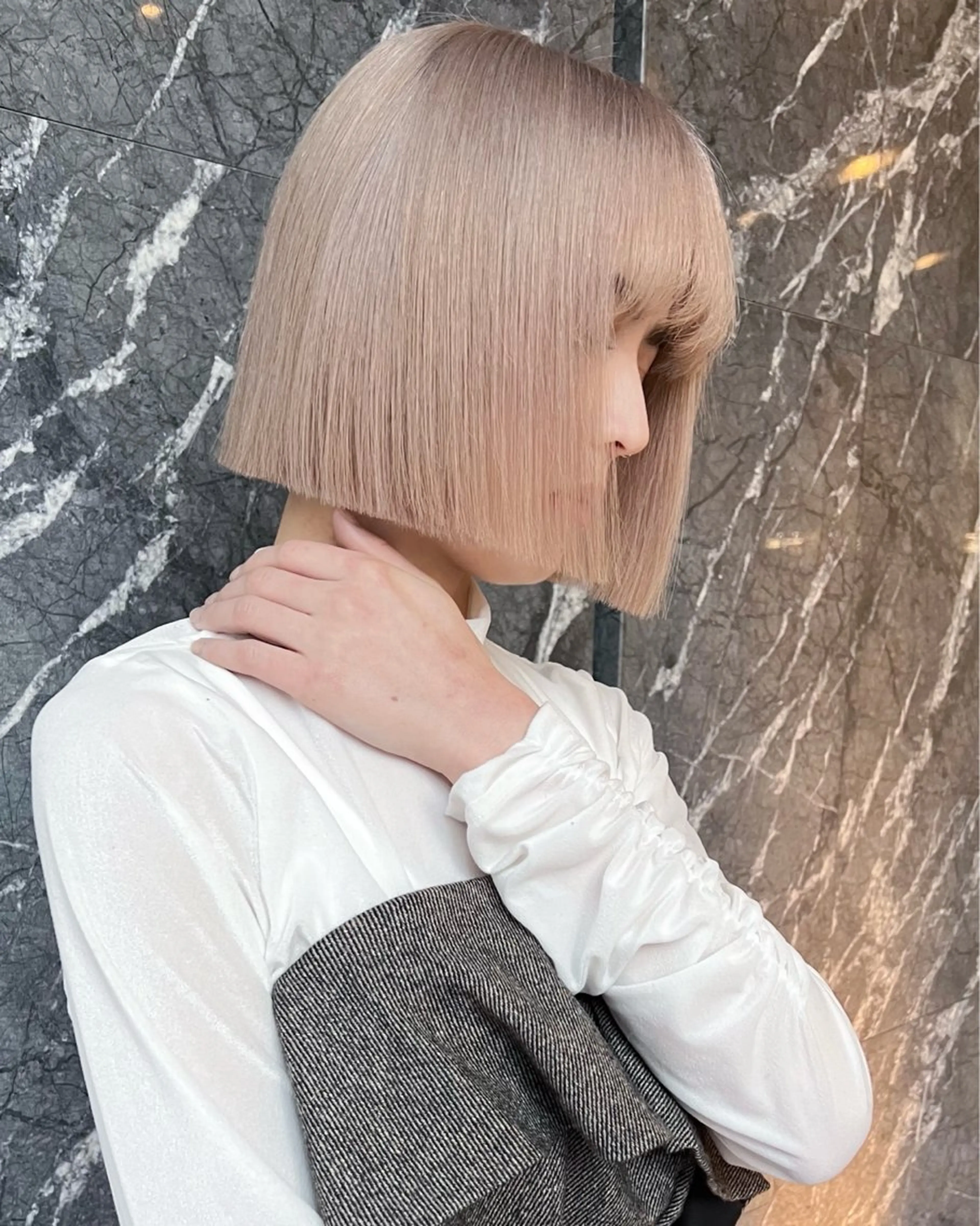 ケアブリーチ+カラー¥24200→¥15000の写真