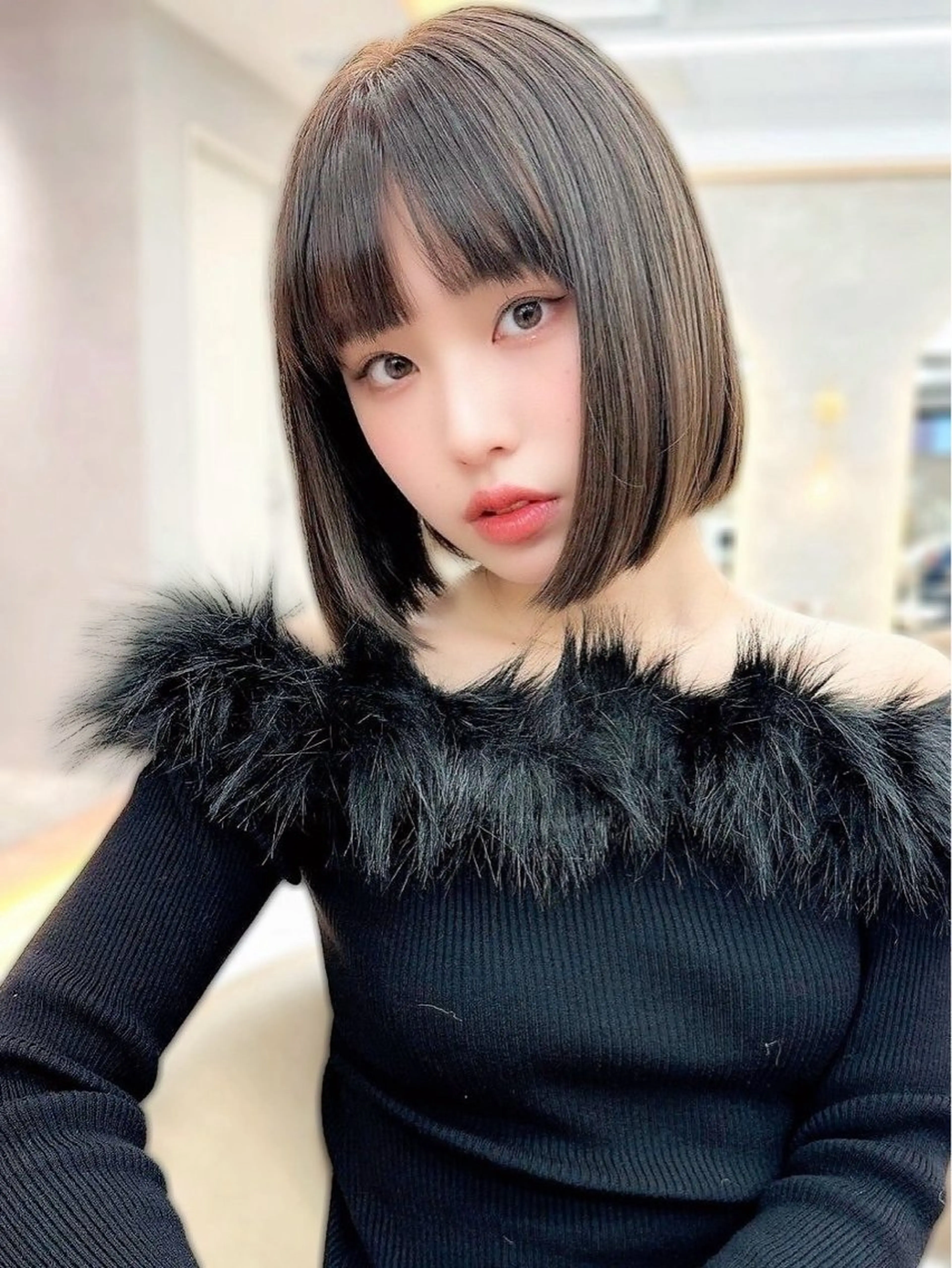 ショート カット 縮毛矯正 トリートメント 🐥ボブ/レイヤー 髪質改善/halcaのヘアスタイル