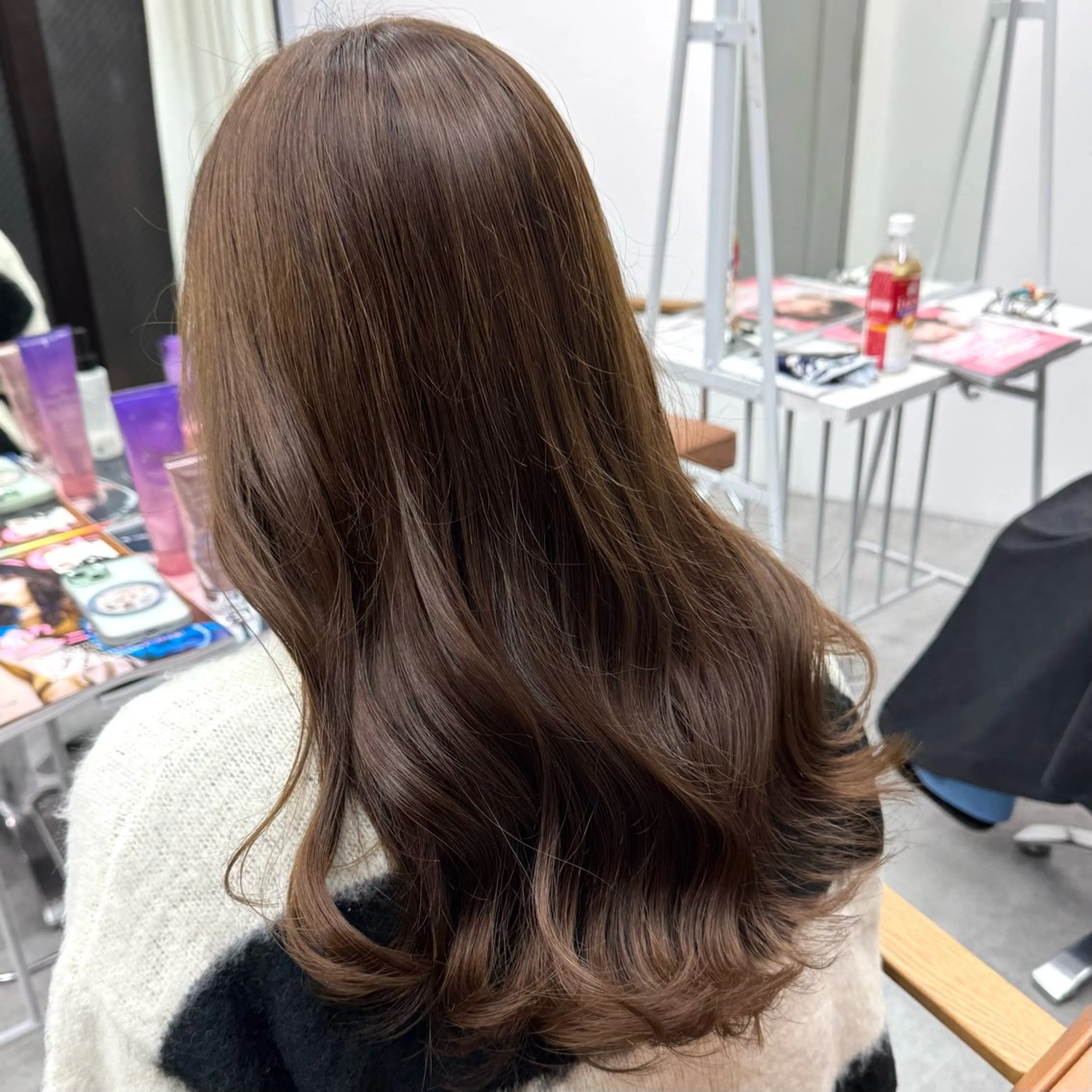 ロング カラー ヘアアレンジ ヘアカラー ブリーチなしカラー /新百合ヶ丘/安形翔のヘアスタイル