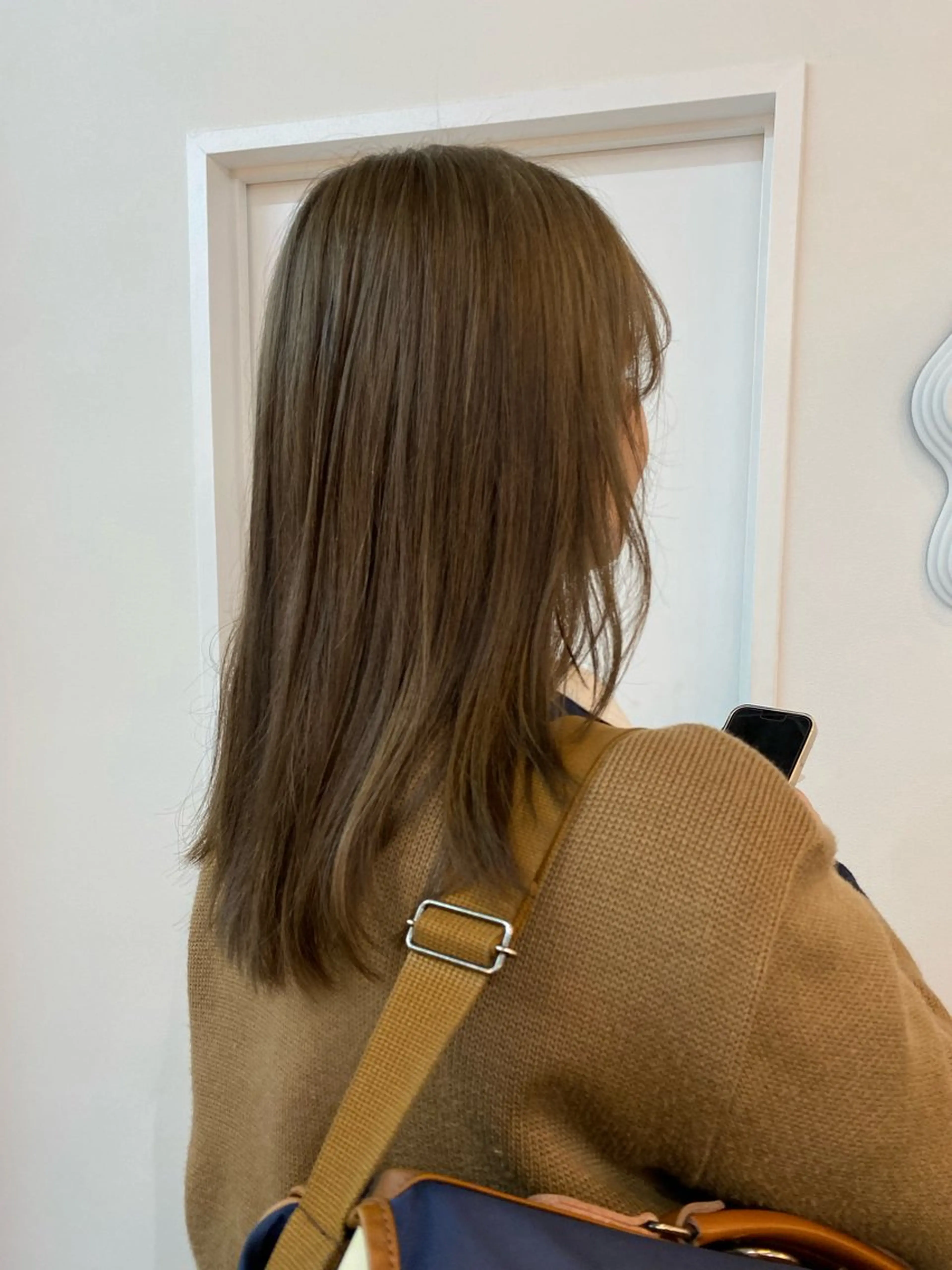 セミロング カラー ヘアカラー ichika/福岡 /透明感カラー🤎のヘアスタイル